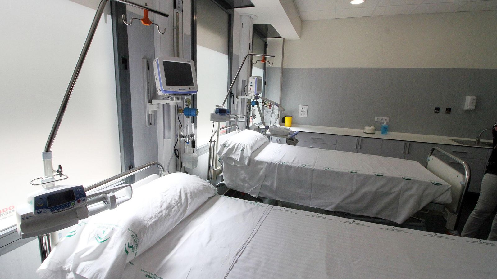 Camas de la Unidad de Ictus de Huelva.