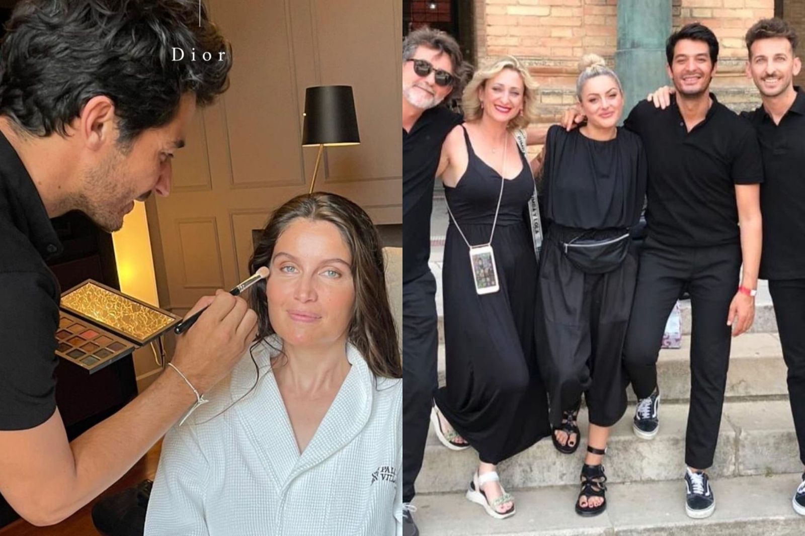 Moisés Giraldo y Patrizia Robel llevan la marca Huelva al desfile de Dior