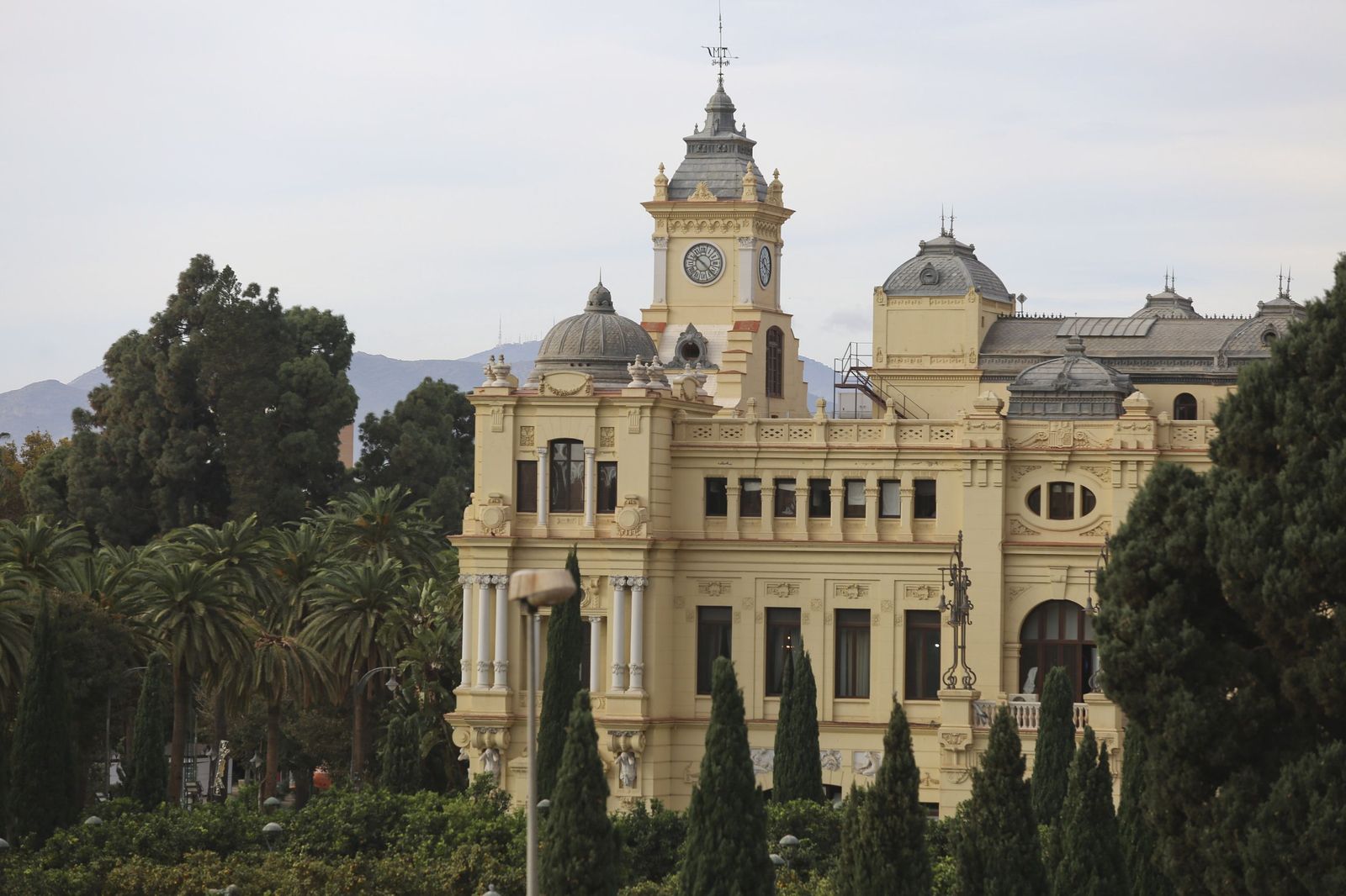 Edificio del Ayuntamiento de Málaga.