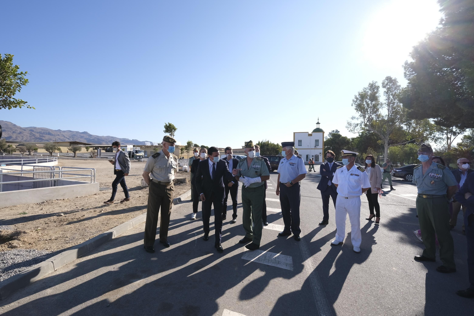 Fotogalería inauguración pista de atletismo y campo de rugby en la Base Militar Álvarez de Sotomayor