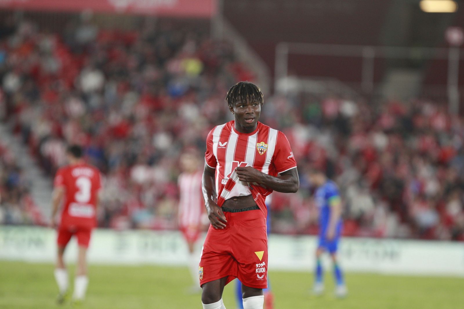 Imágenes del partido de fútbol U.D. Almería-Getafe C.F.