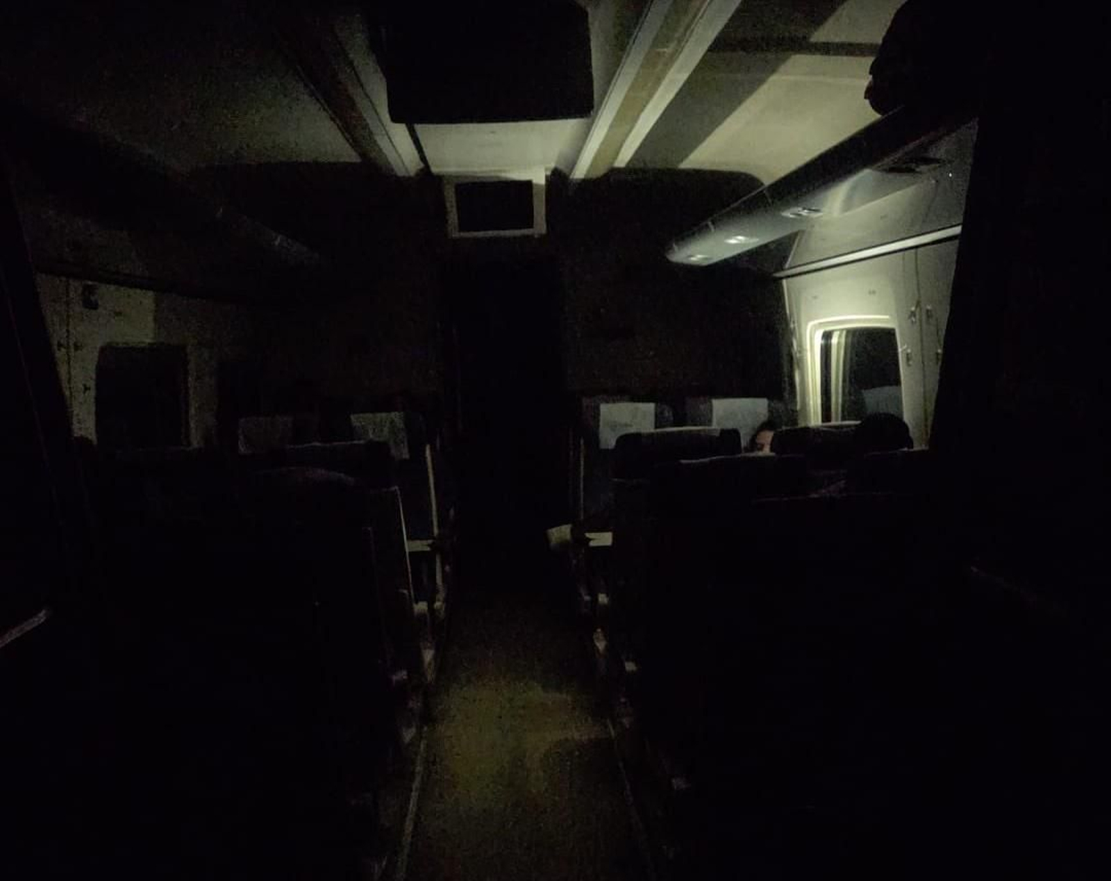 El tren Huelva-Sevilla, hace unos minutos.