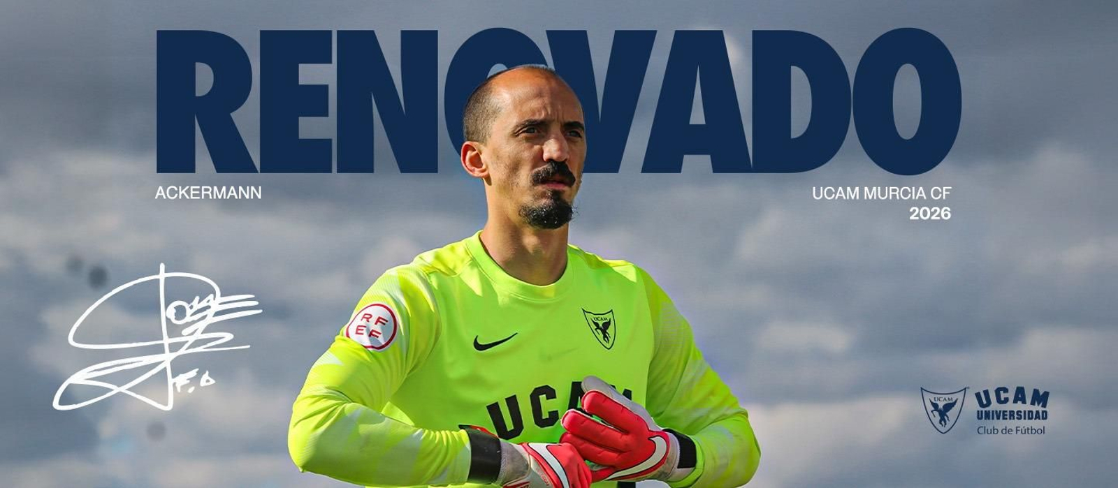 El anuncio de la renovación de Facu Ackerman por el UCAM Murcia