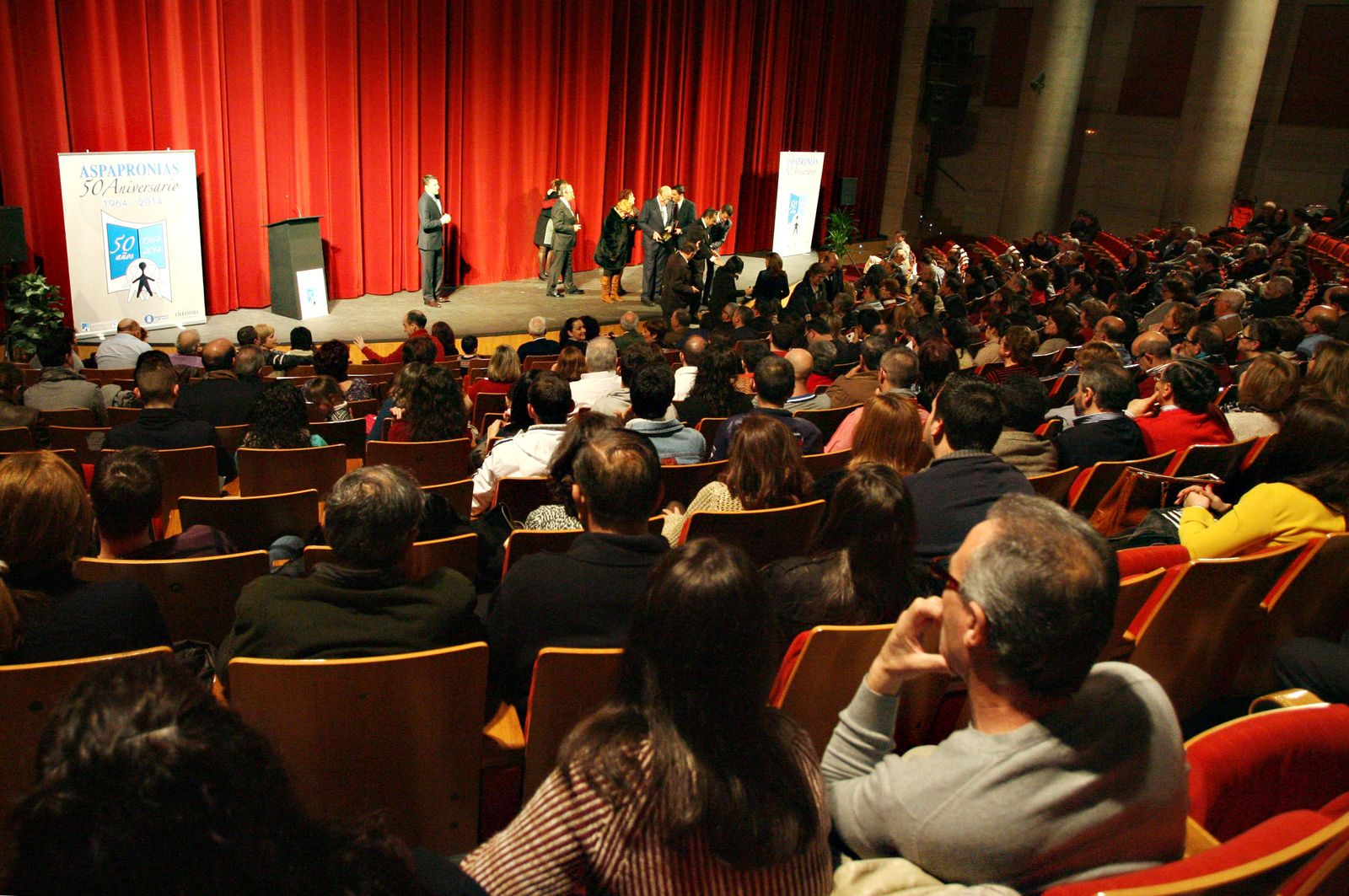 Una antigua edición de la gala de Aspapronias en Huelva.