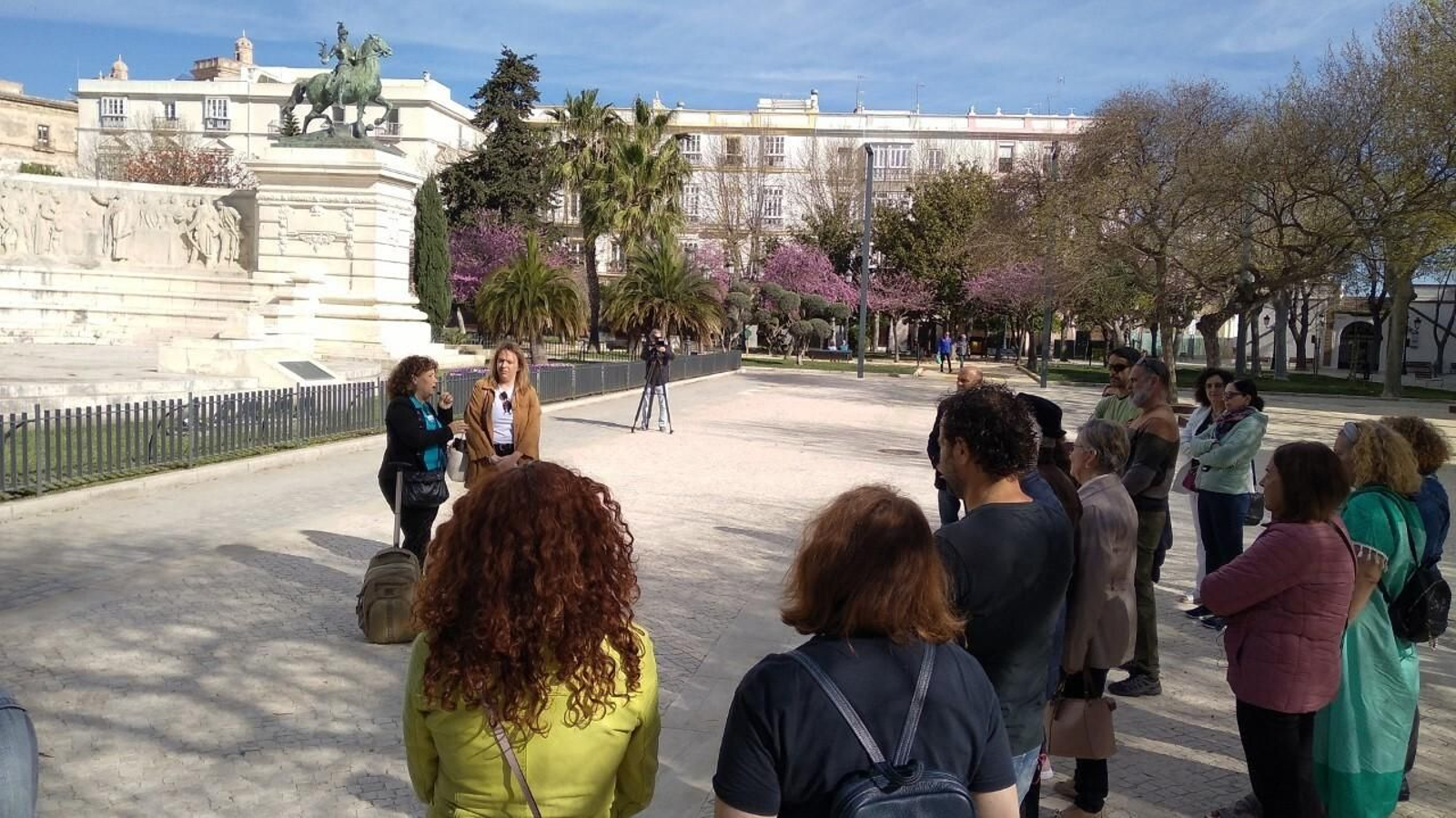 Un momento de la Ruta de la Prensa en Cádiz