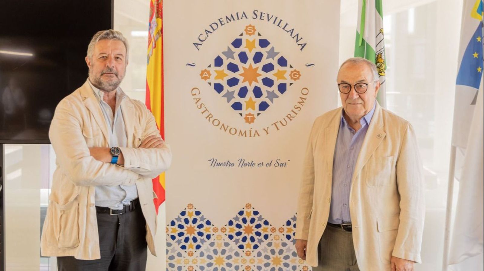 El abogado Manuel Salinero, nuevo presidente de la Academia Sevillana de Gastronomía y Turismo.