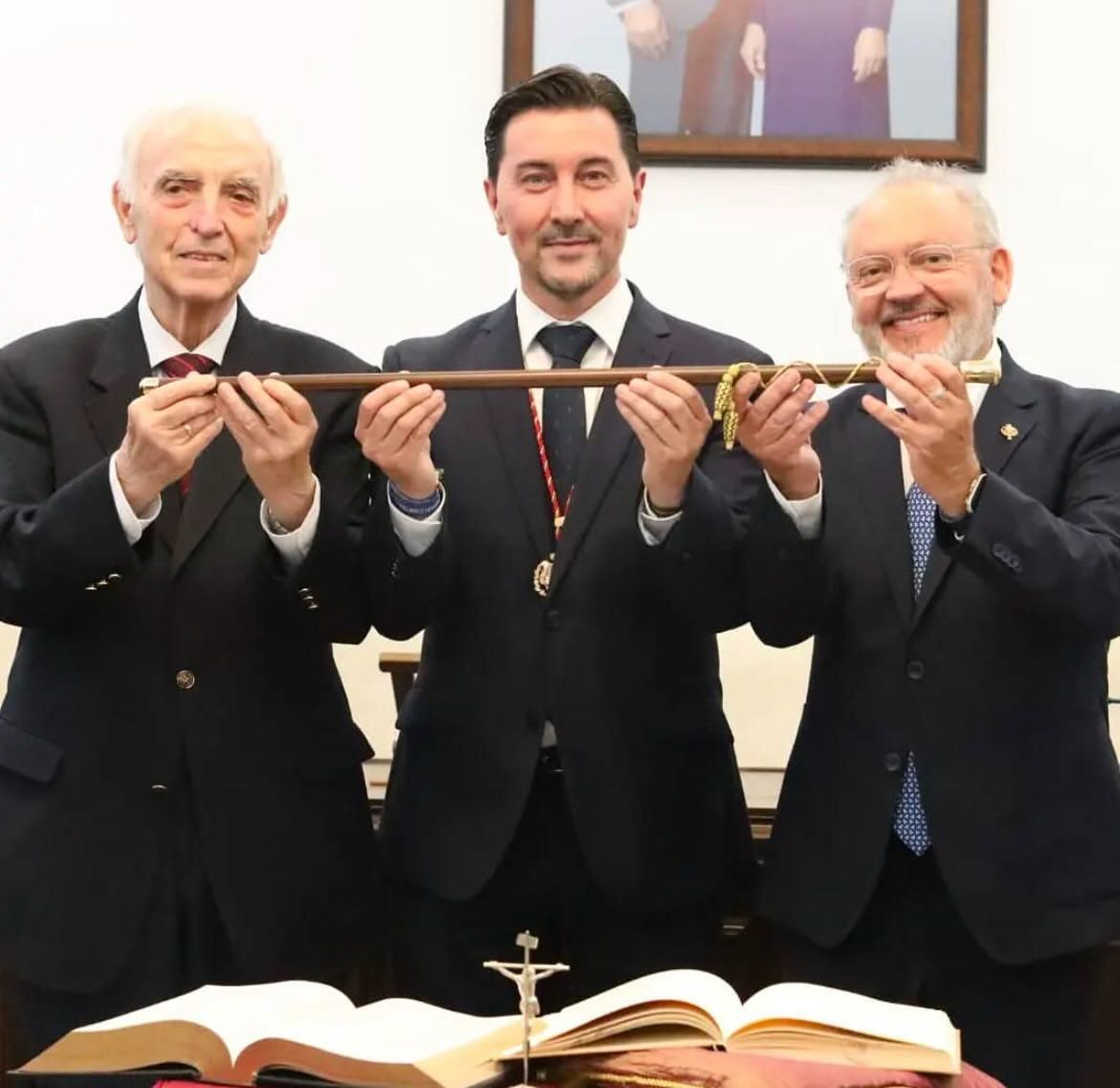 José Rodríguez, Cristóbal Pérez y Francisco Gallarín.