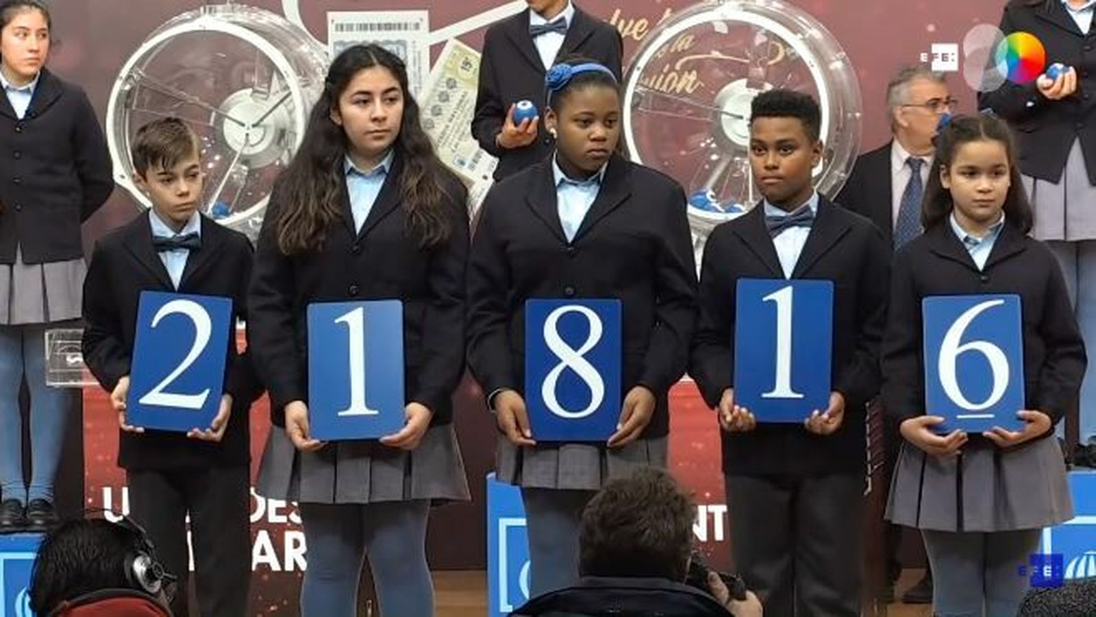 El segundo premio de la Lotería del Niño.