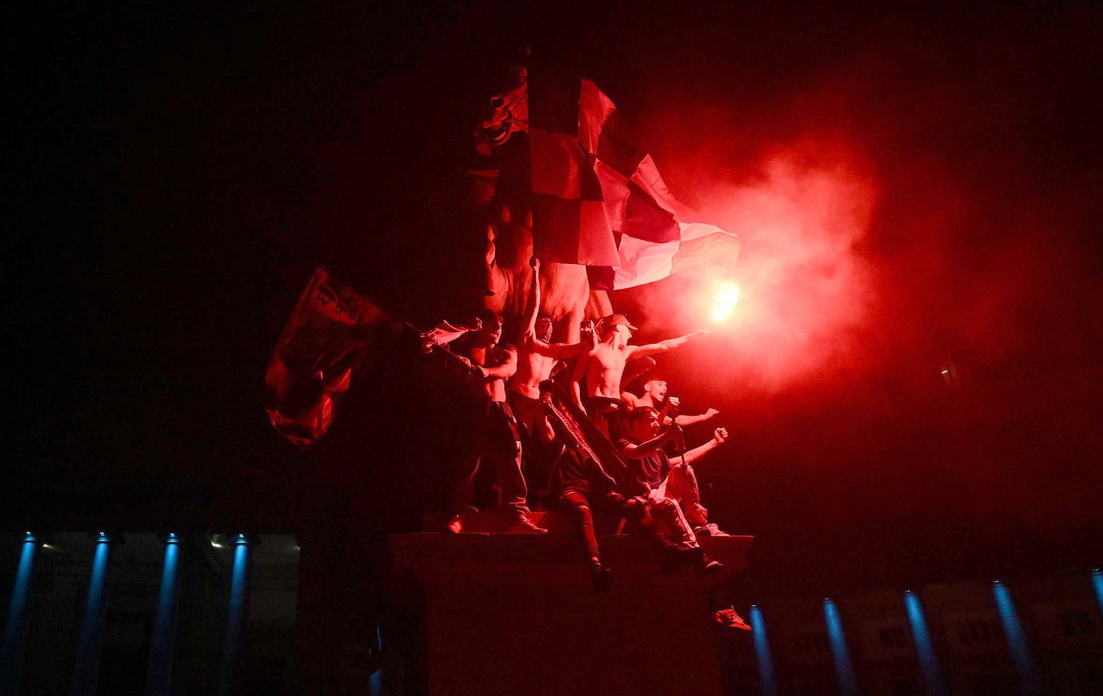 Las fotos de la locura de Nápoles