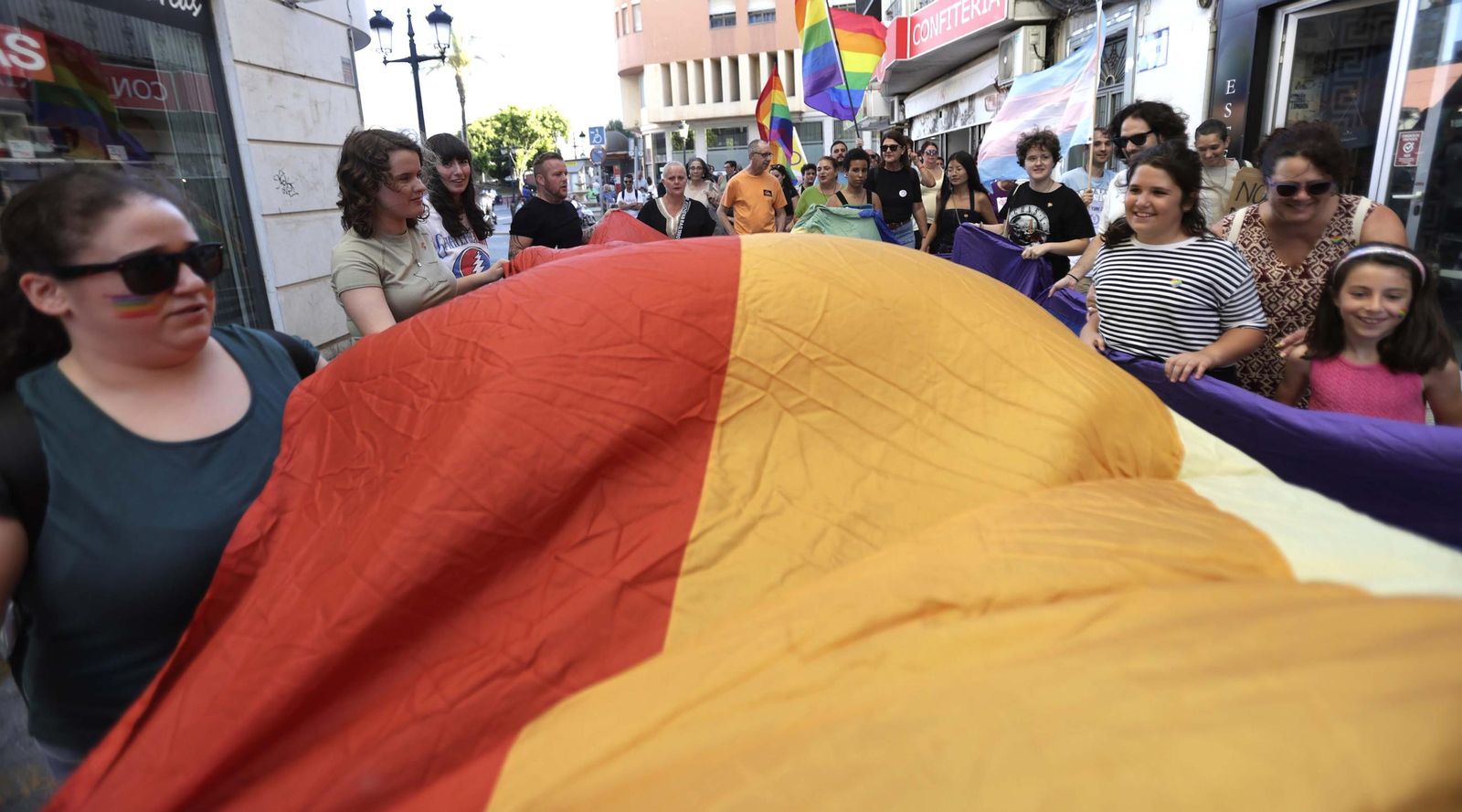 Manifestación por el Día del Orgullo LGTBIQ+ en La Línea