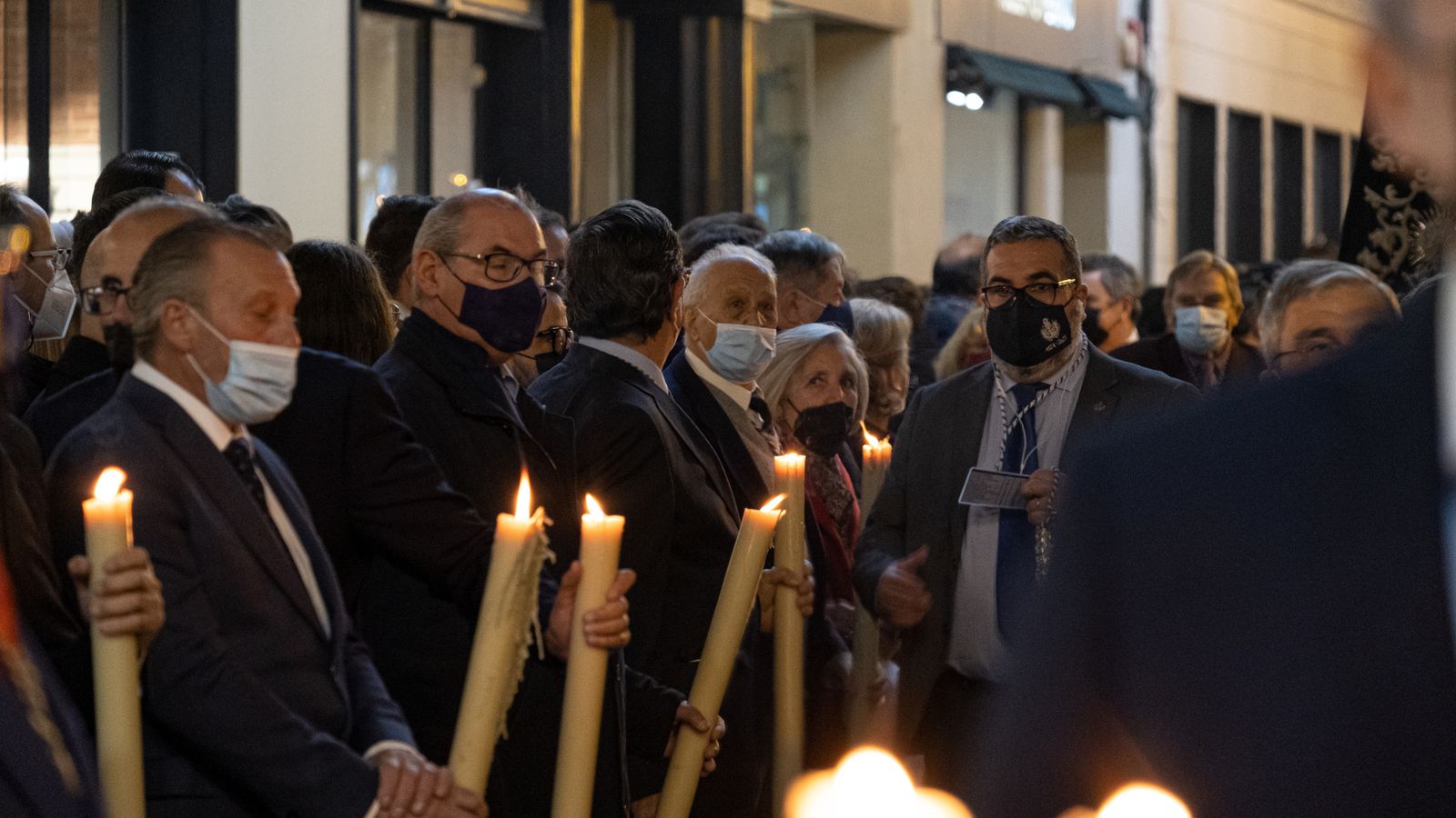 El vía crucis extraordinario de la Candelaria, en imágenes