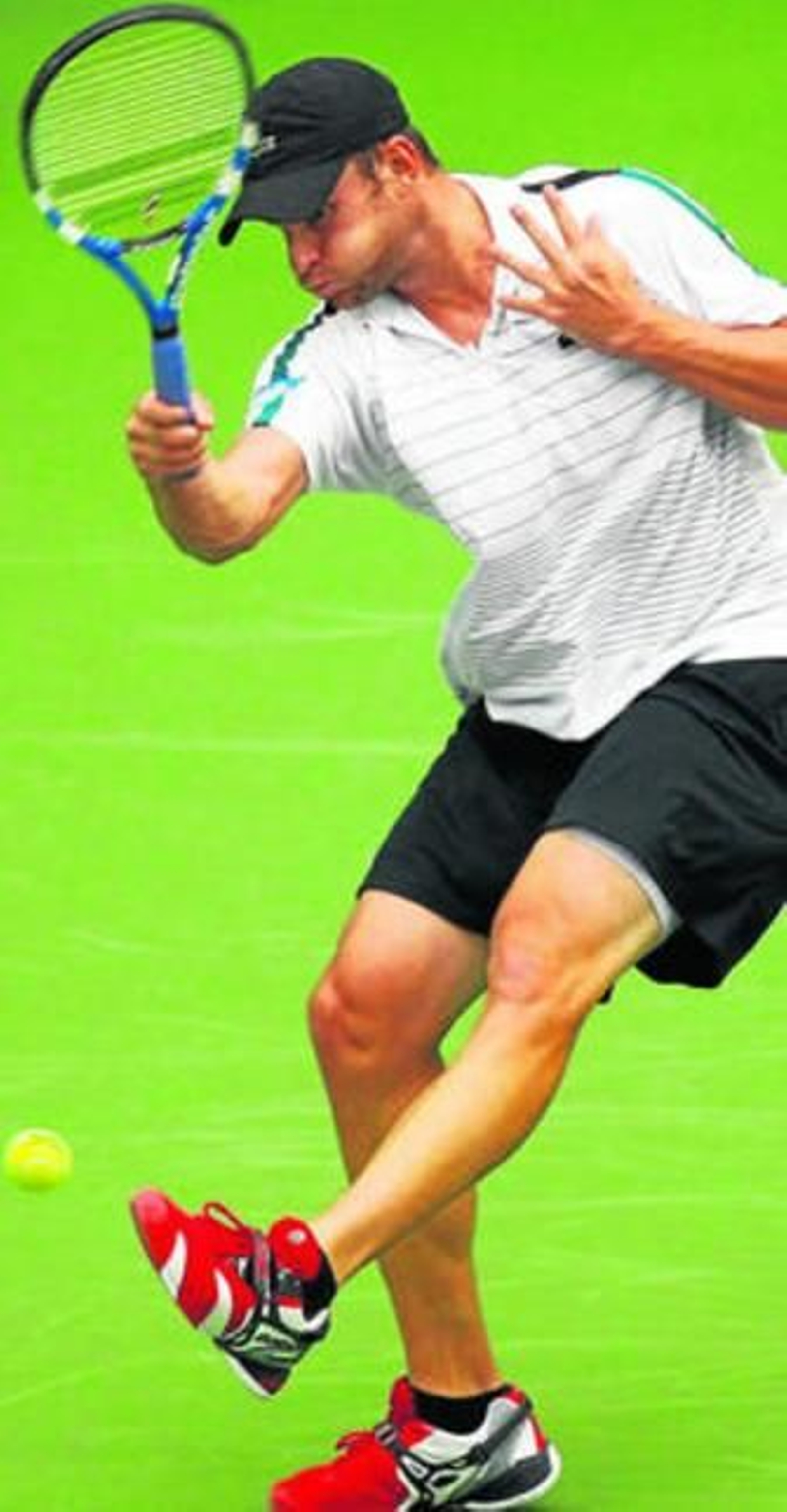 Roddick necesitó tres sets para batir a un taiwanés.