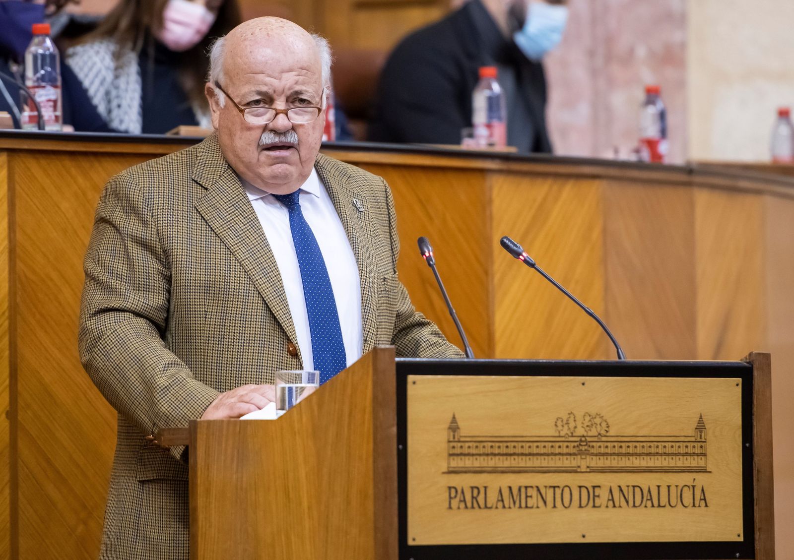 Jesús Aguirre, durante una intervención parlamentaria