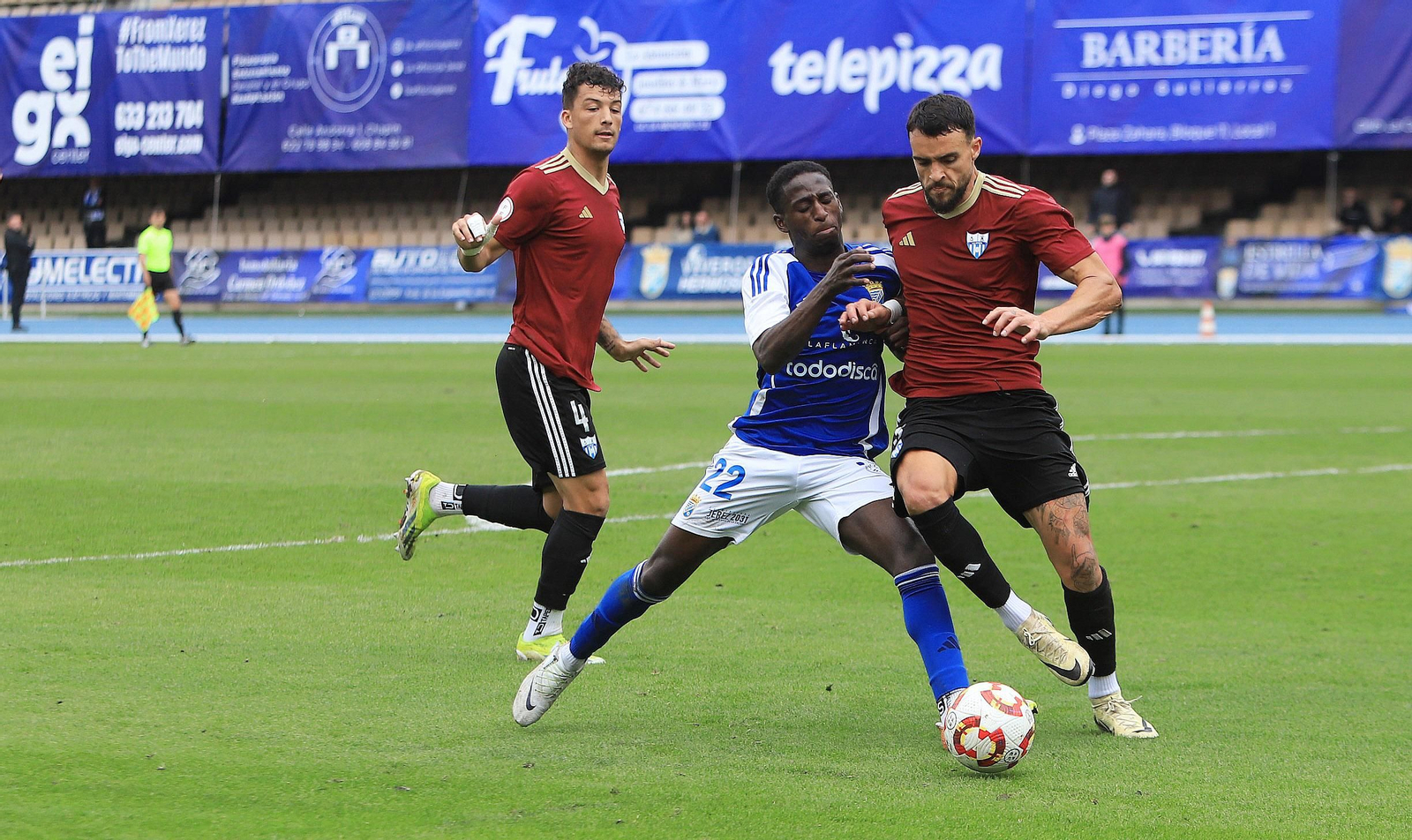 Imágenes del partido Xerez CD contra La Unión en Chapín