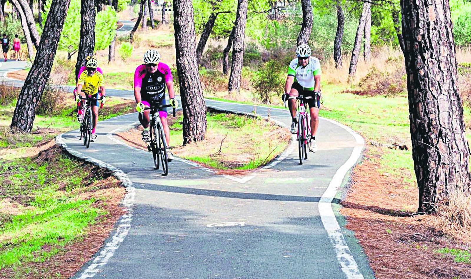 Rutas de ciclismo en Aljaraque.