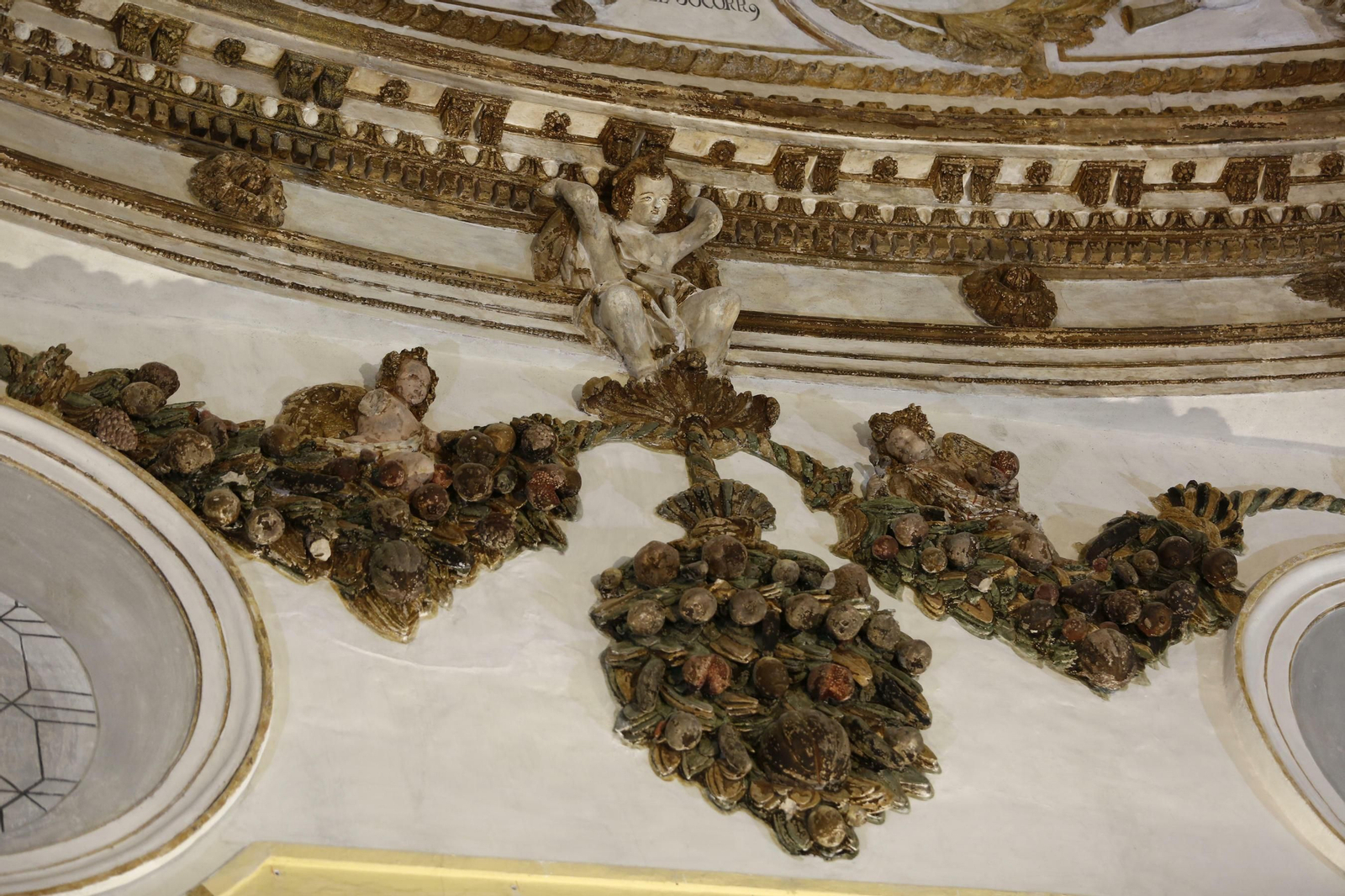 Imágenes de la cúpula del convento de la Merced