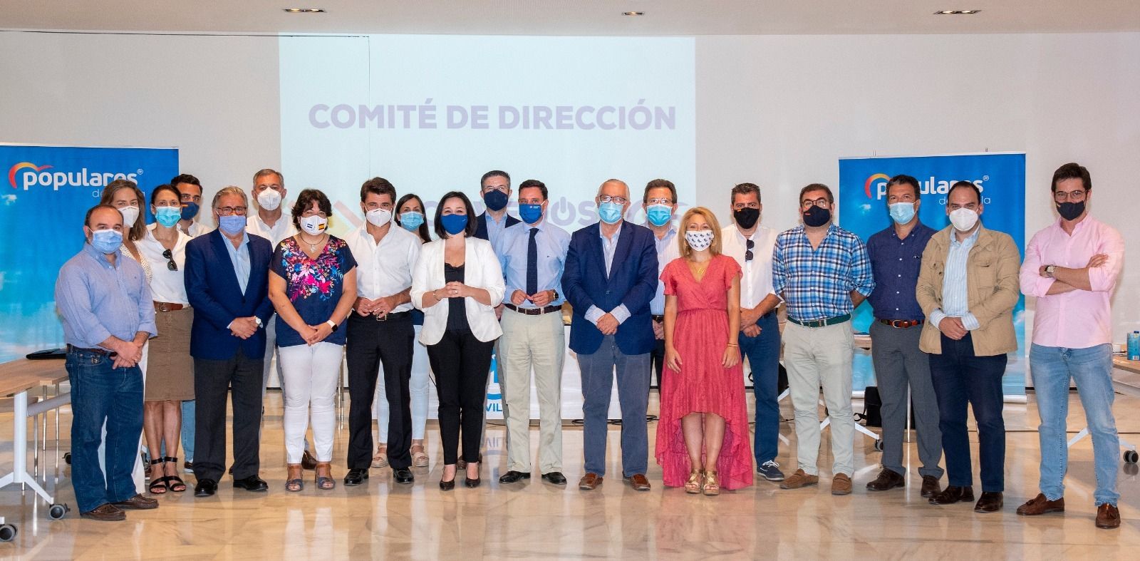 La reunión del Comité de Dirección del PP de Sevilla.