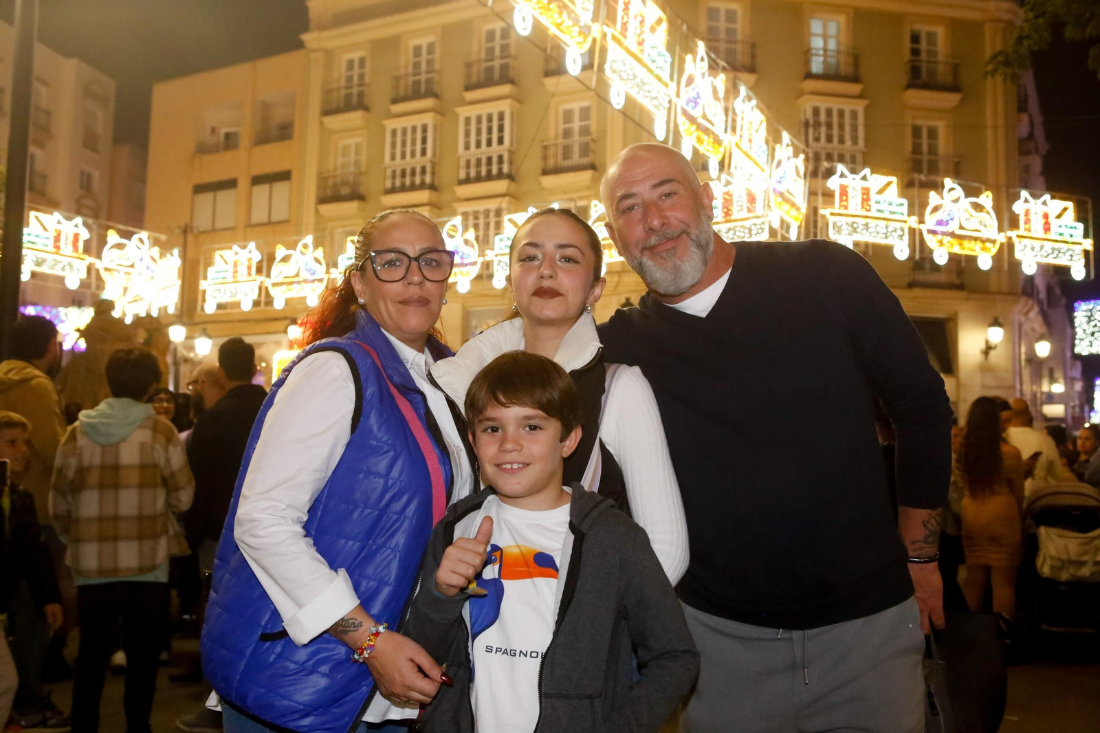 Las fotos del encendido del alumbrado navideño en La Línea Las fotos del encendido del alumbrado navideño en La Línea