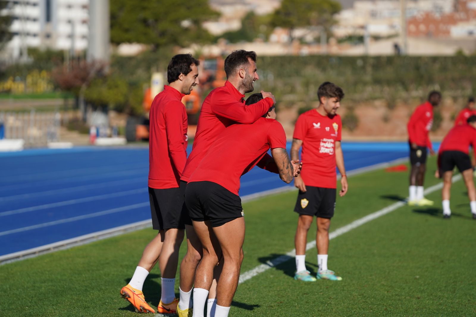 Así ha sido el entrenamiento del Almería este miércoles