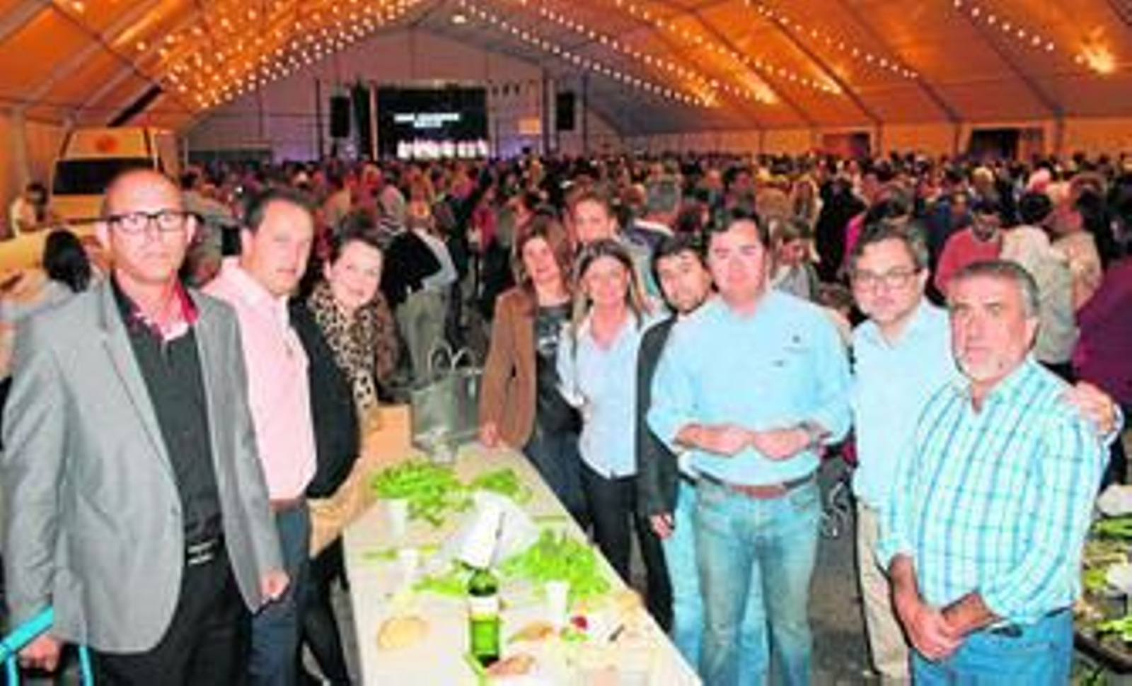 El alcalde de El Ejido, Francisco Góngora, junto al resto de concejales del equipo de gobierno tampoco han querido perderse esta tradicional celebración.