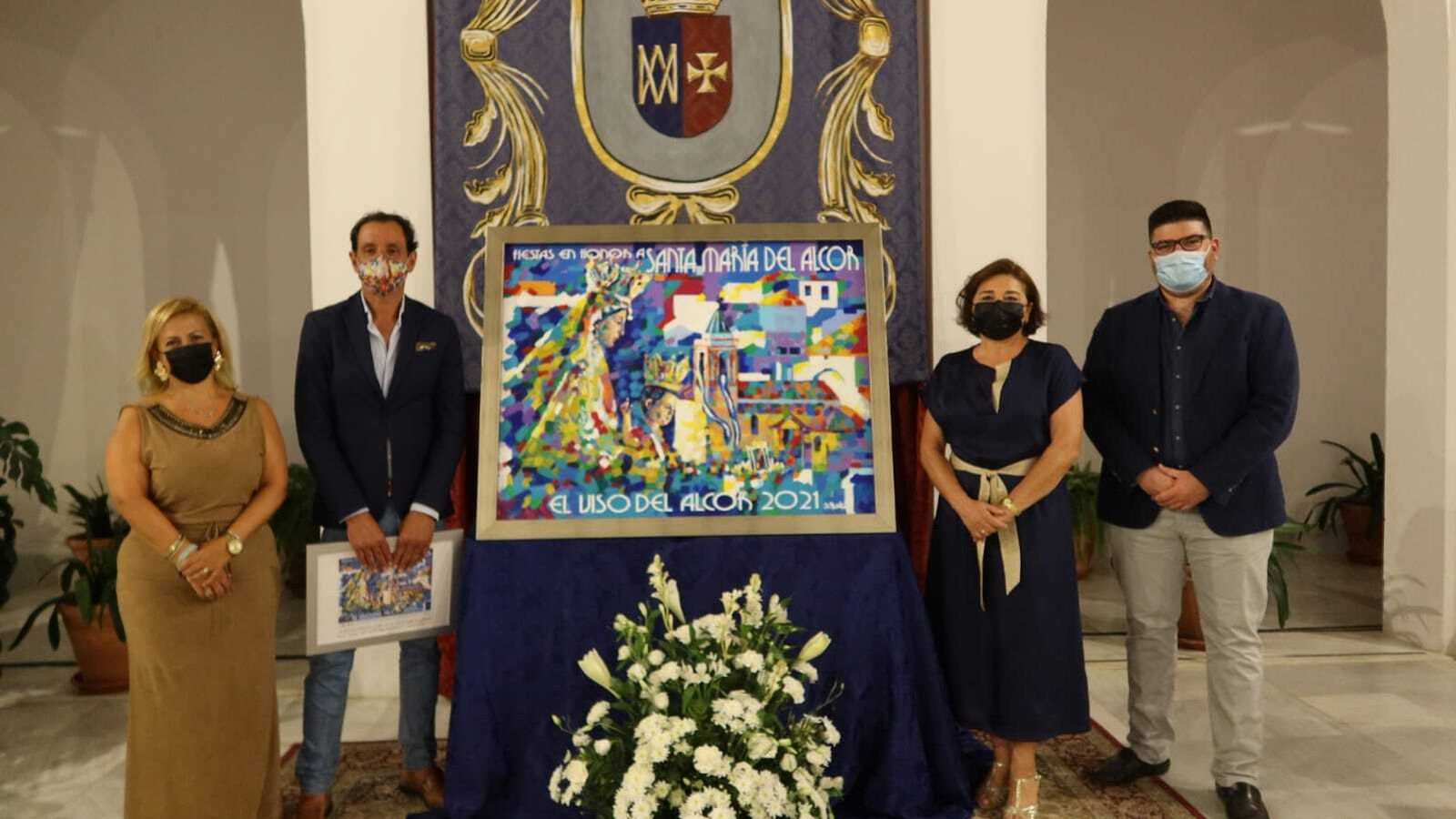 José Cerezal, autor del cartel de las fiestas patronales de Santa María del Alcor