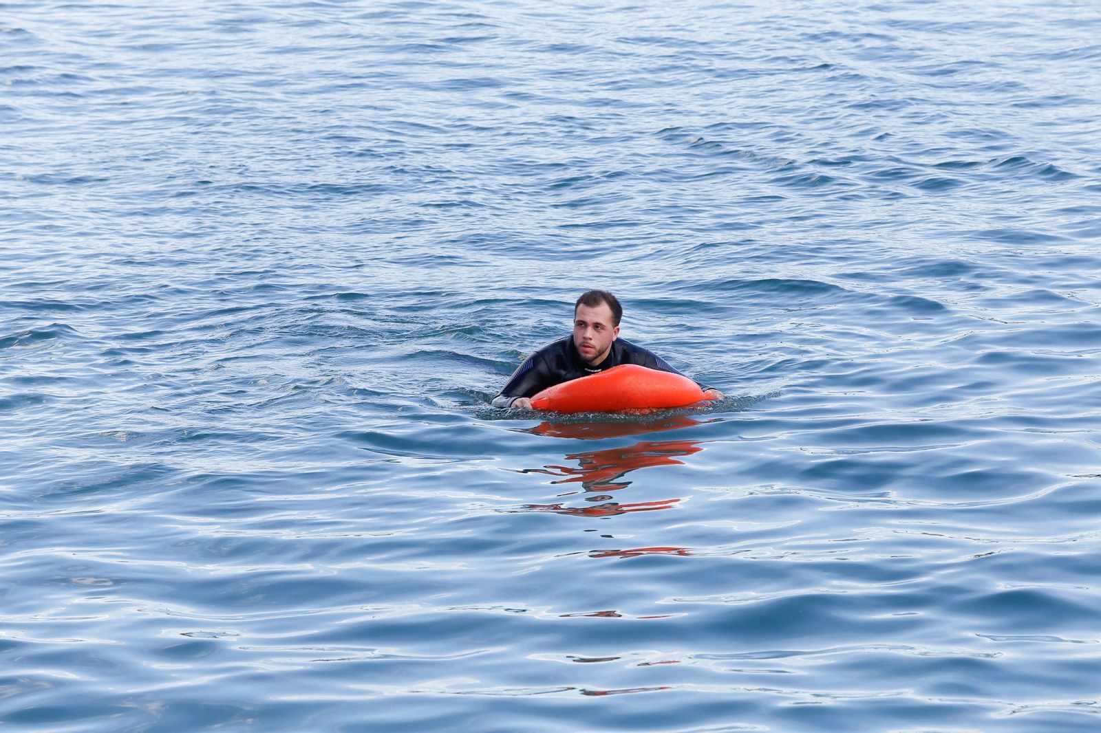 Las fotos de la presentación de la boya de salvamento Usafe en Algeciras