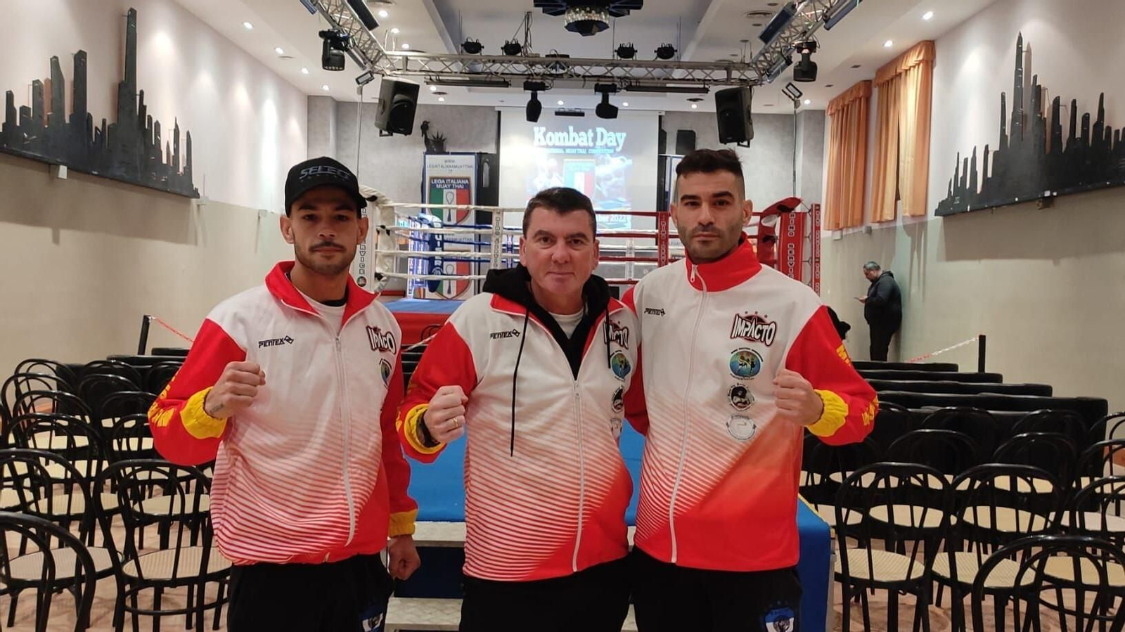 El isleño Joaquín Romero, a la izquierda, junto a los compañeros que participaron en el campeonato en Roma.
