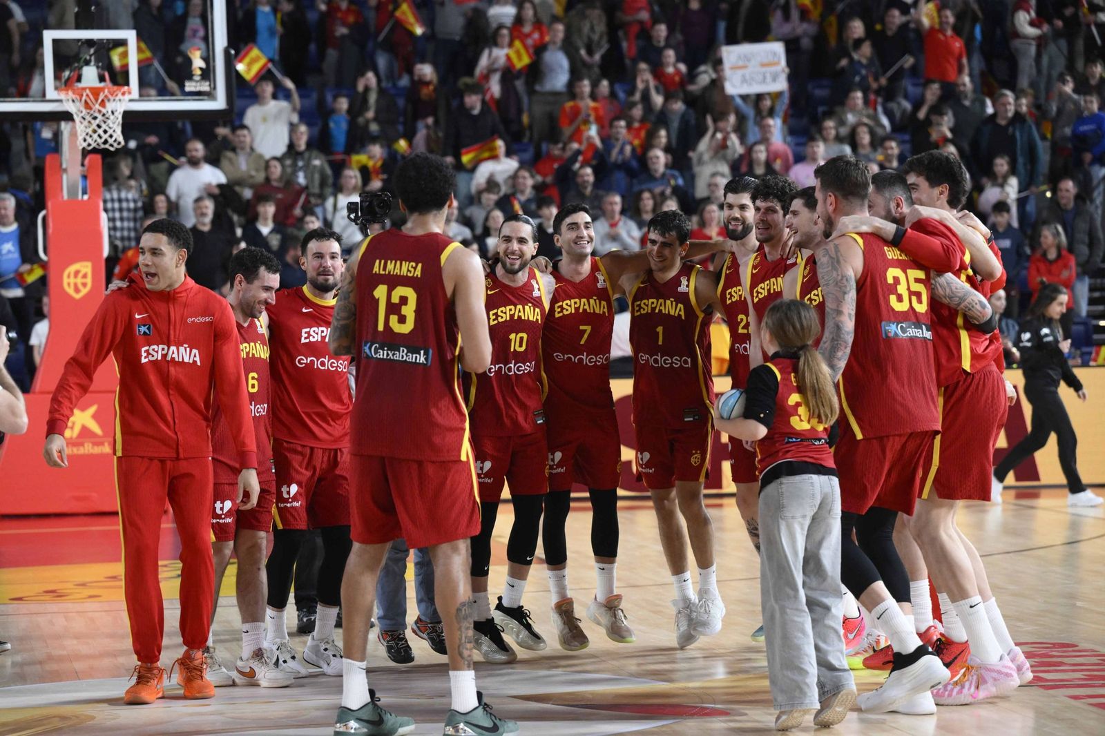 Las mejores fotos del España-Ucrania de baloncesto