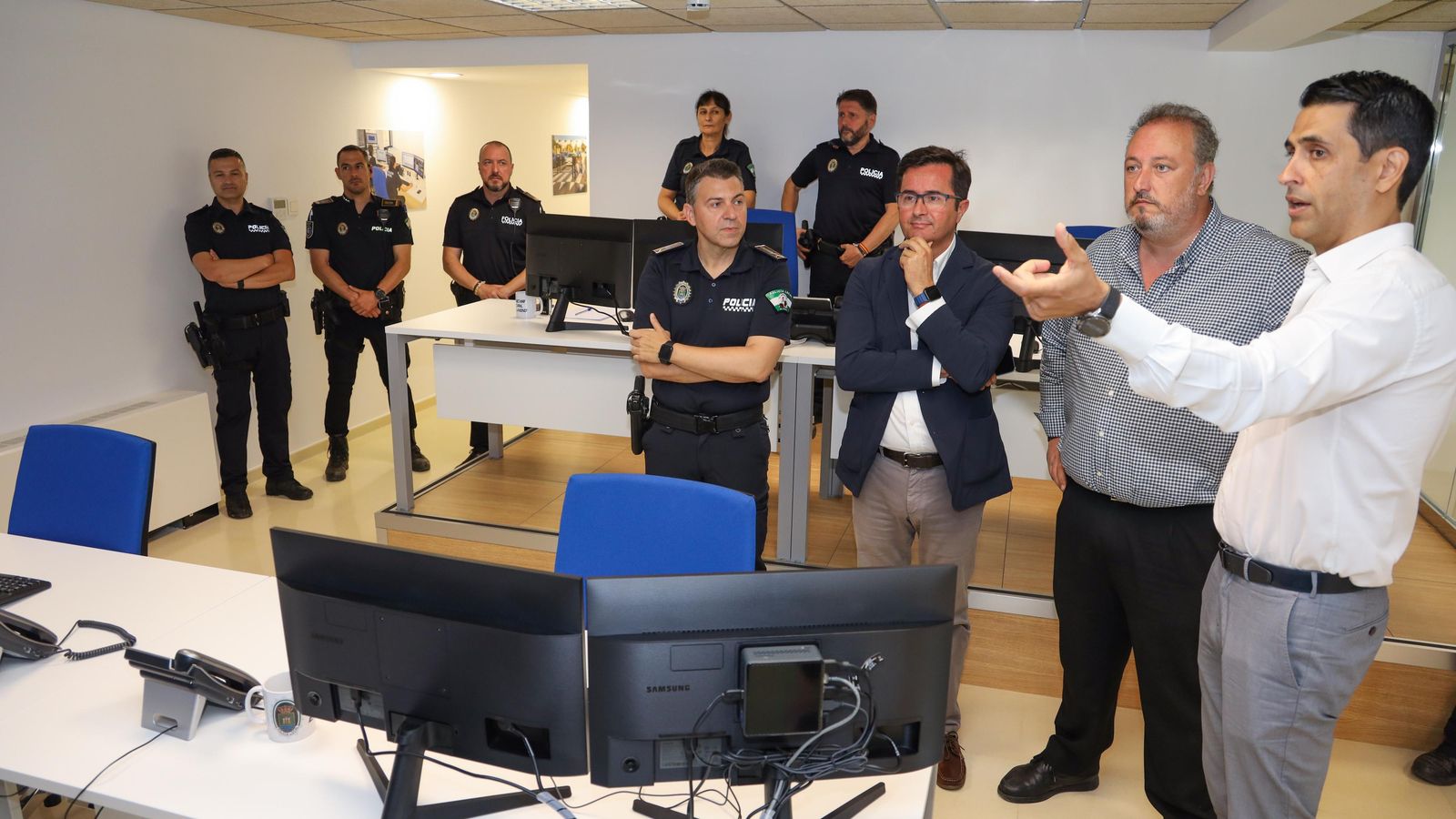 Visita al centro de coordinación.