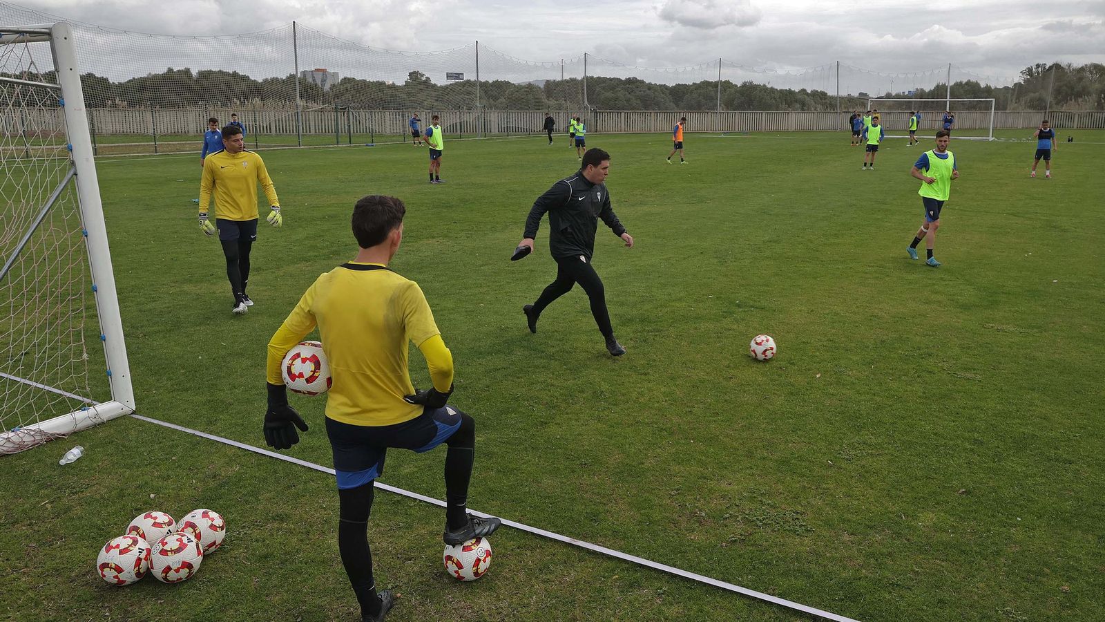 Fotos del entrenamiento del Algeciras CF en La Menacha