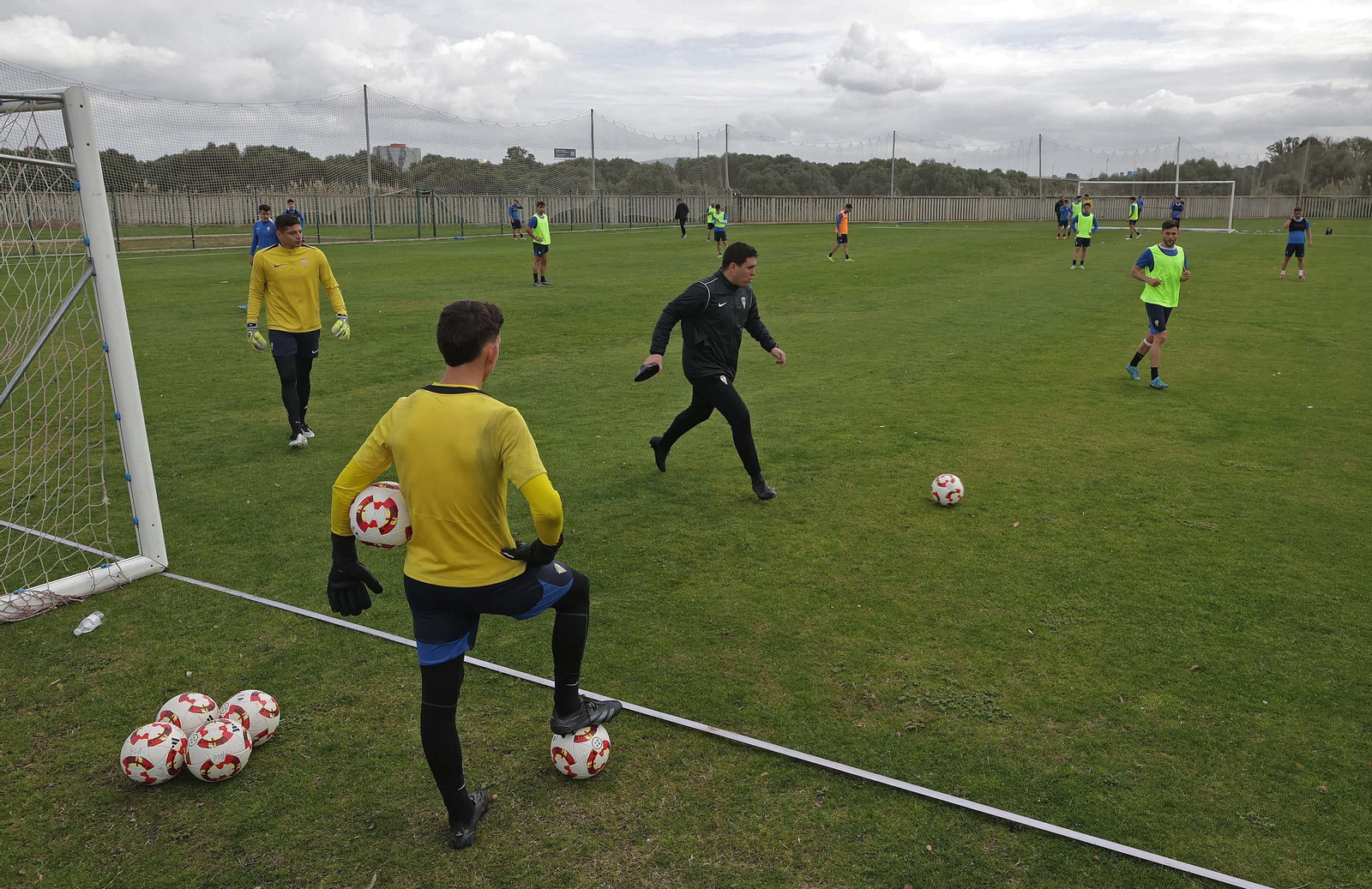 Fotos del entrenamiento del Algeciras CF en La Menacha