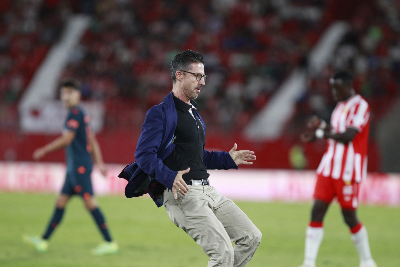 Imágenes del partido de La Liga Ea Sports U.D. Almería-Valencia C.F.