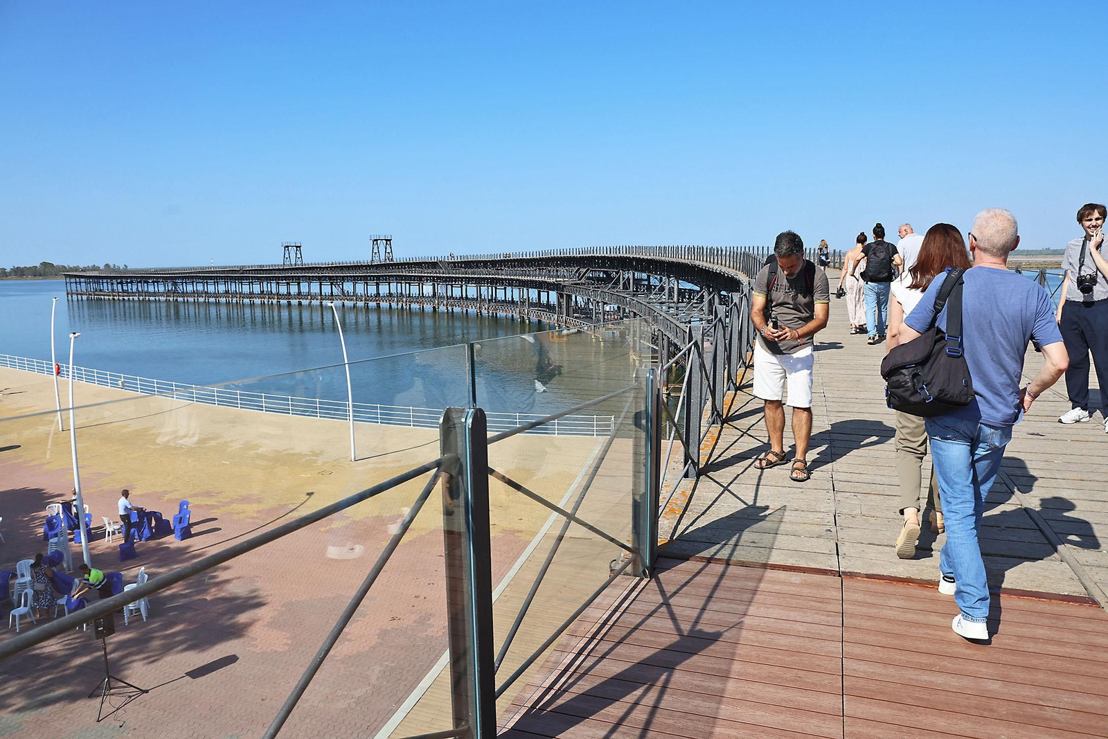 Inauguración de la unión del muelle de la Río Tinto en Imágenes