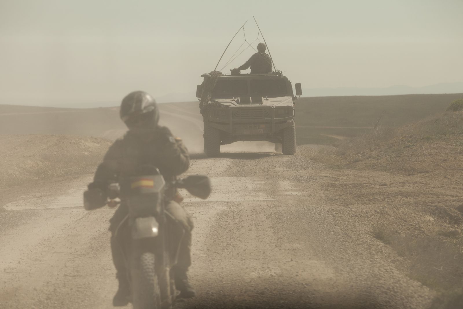 De maniobras con la Legión