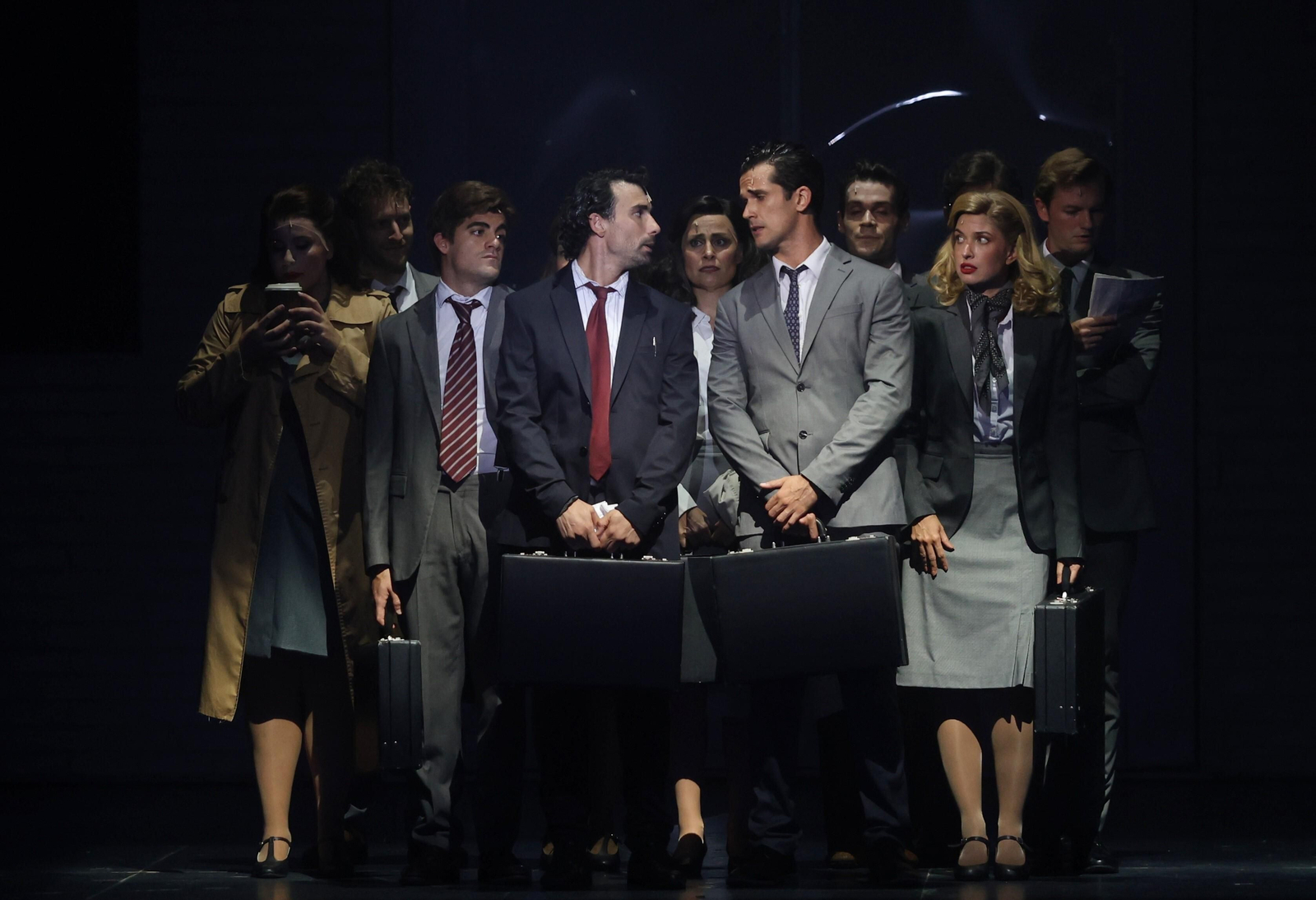 El musical de Ghost en Málaga, con David Bustamante y Ricky Merino, en fotos