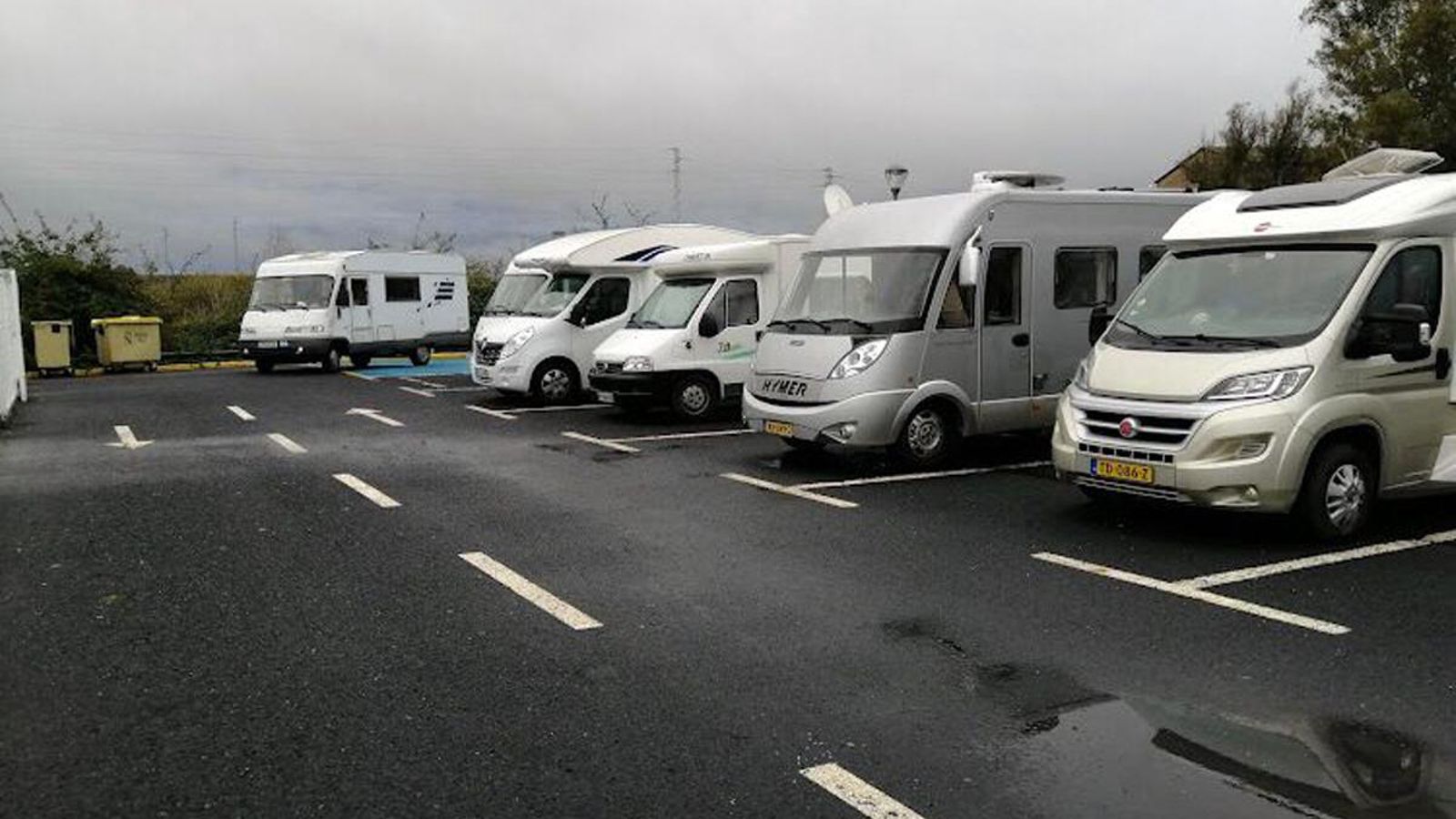Área para autocaravanas y campers de Gibraleón