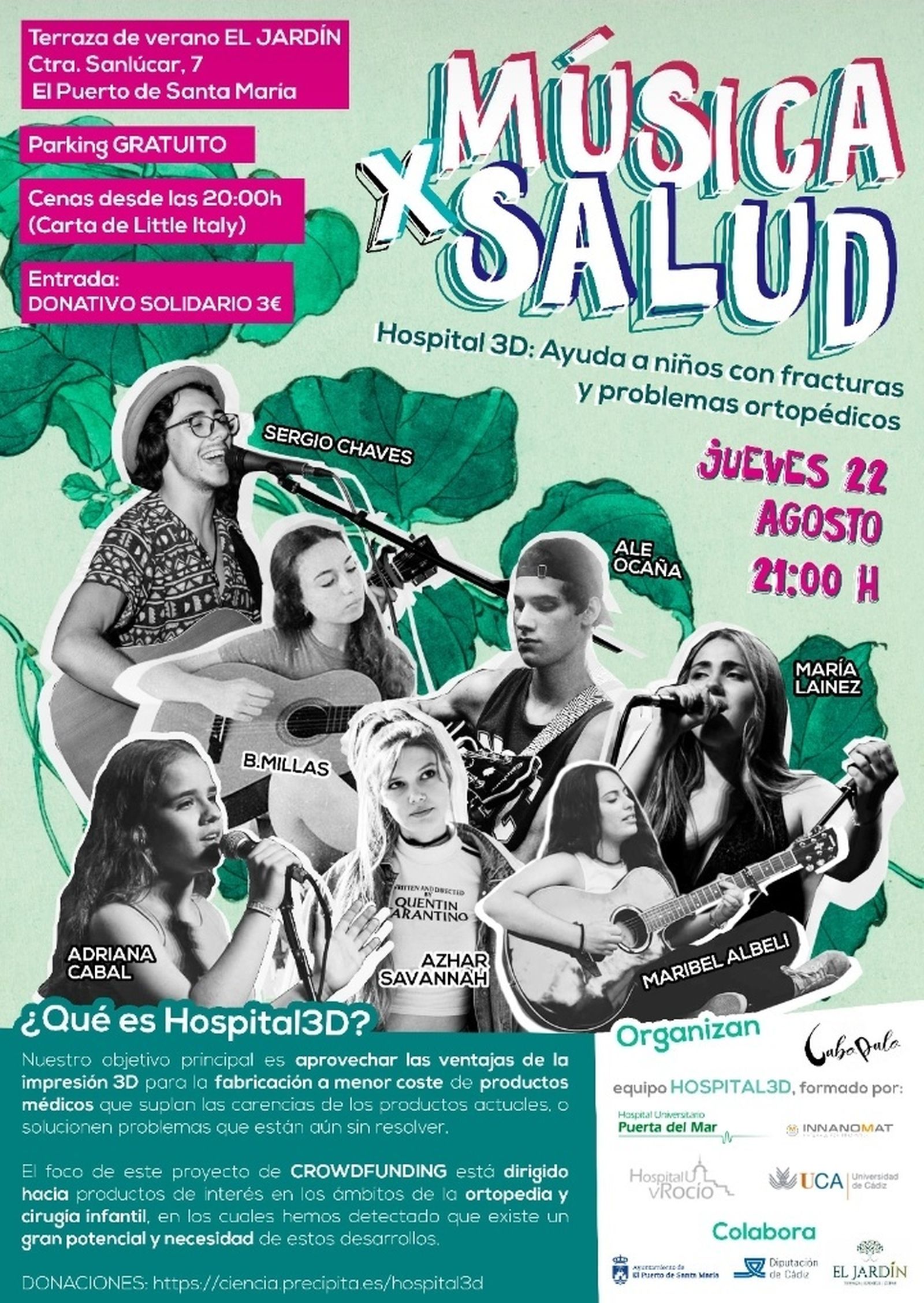 Cartel anunciador del concierto.