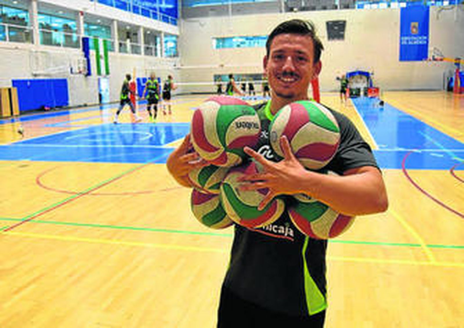 Guillermo Carmona, estadístico de Unicaja Almería.