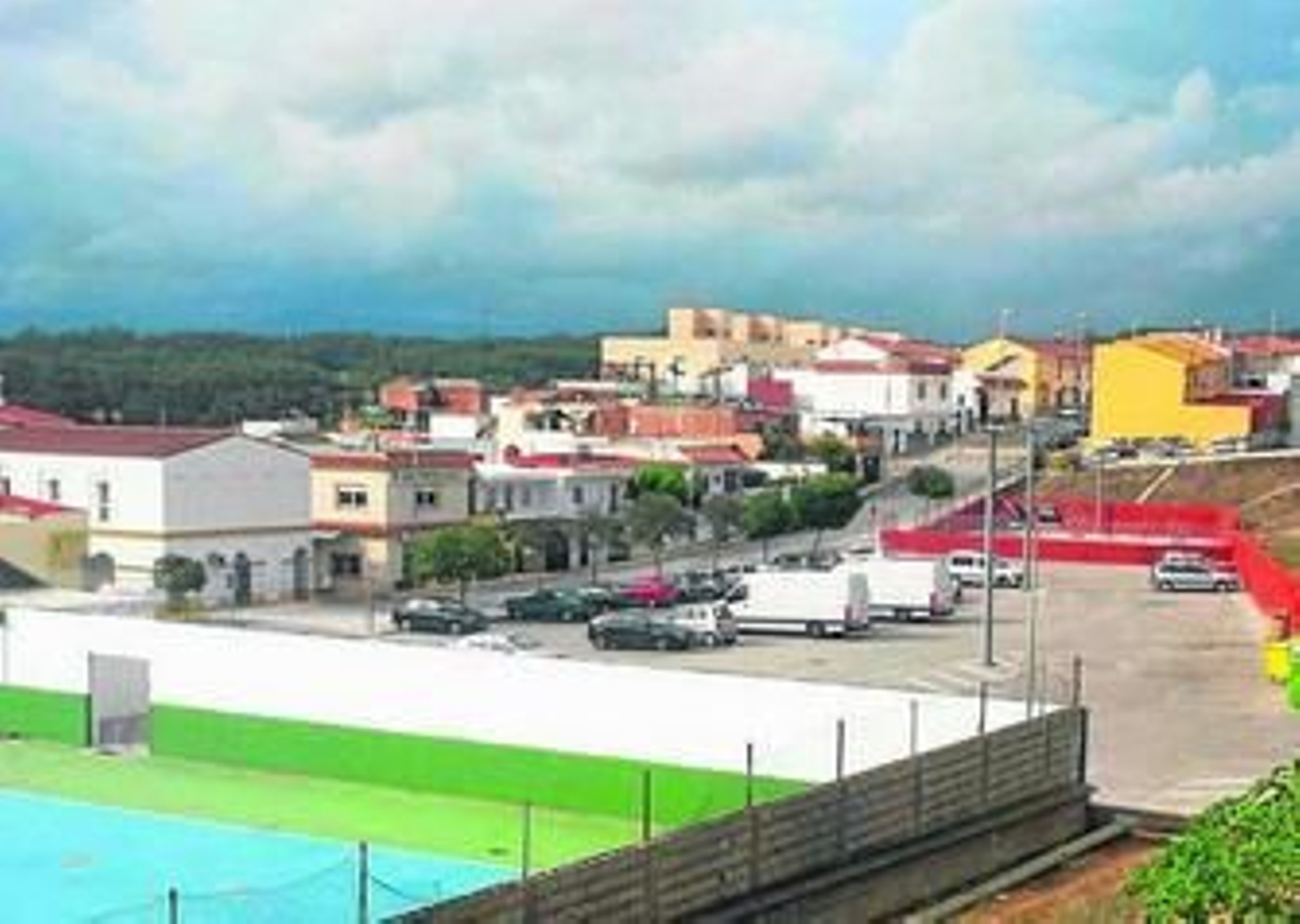 imagen del aparcamiento público de Taraguilla.