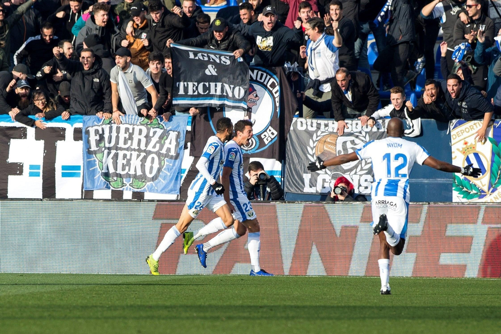 Las imágenes del Leganés-Sevilla