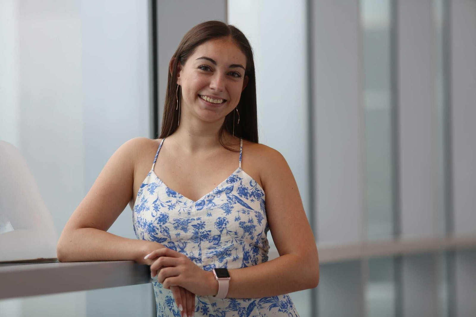 Natalia Baldizzone posa sonriente.