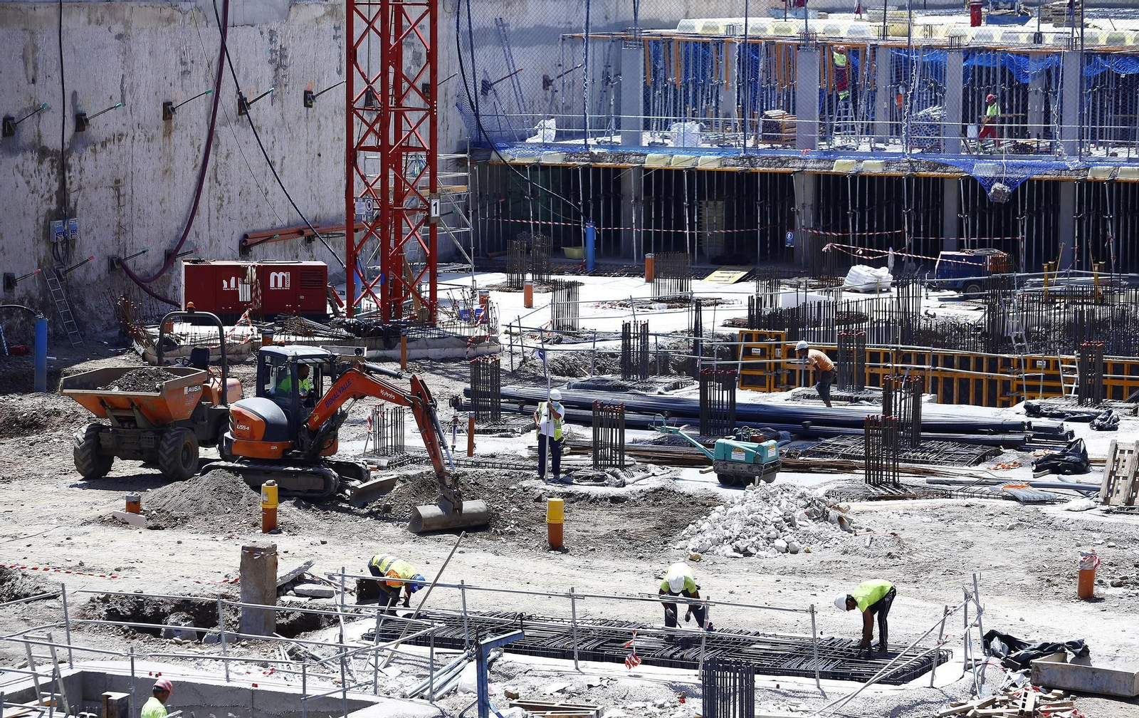Fotos del avance de las obras de las nuevas torres de Málaga Fotos del avance de las obras de las nuevas torres de Málaga