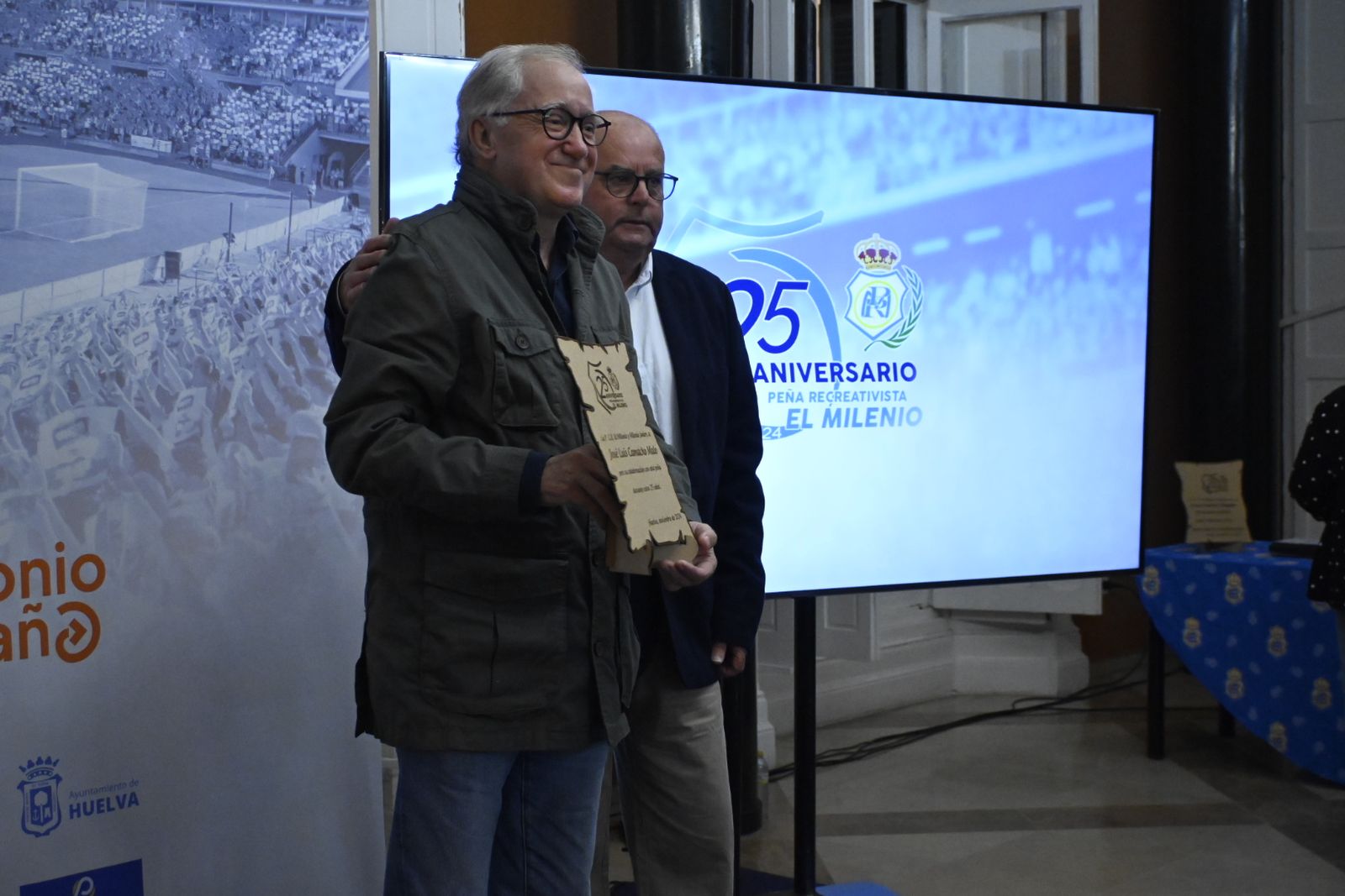 Acto de celebración del 25 aniversario de la Peña Cultural Recreativista 'El Milenio' en imágenes