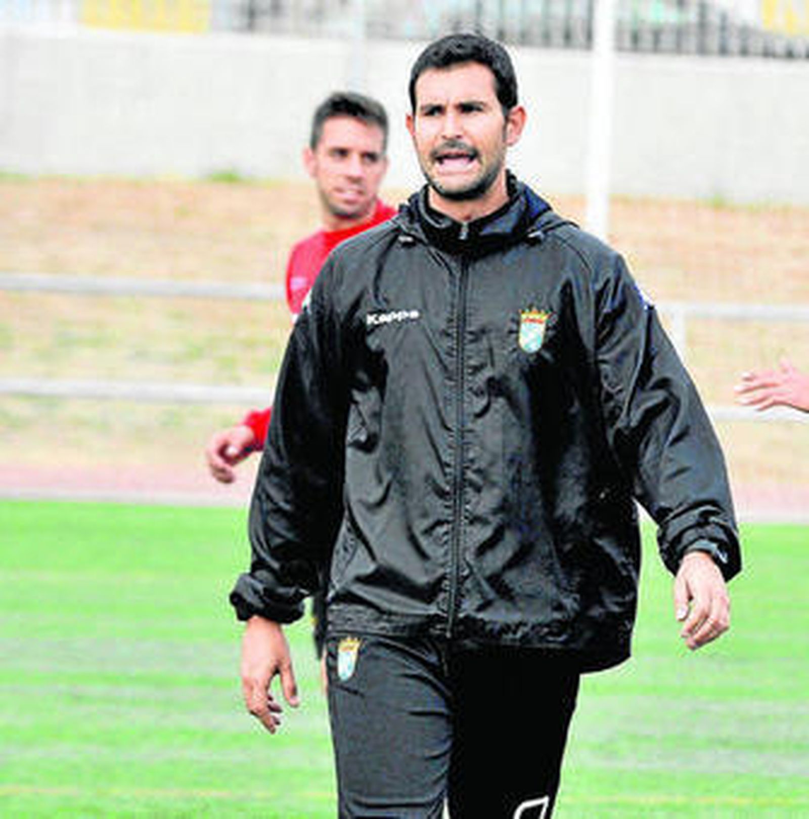 Raúl López, en un entrenamiento en La Granja.