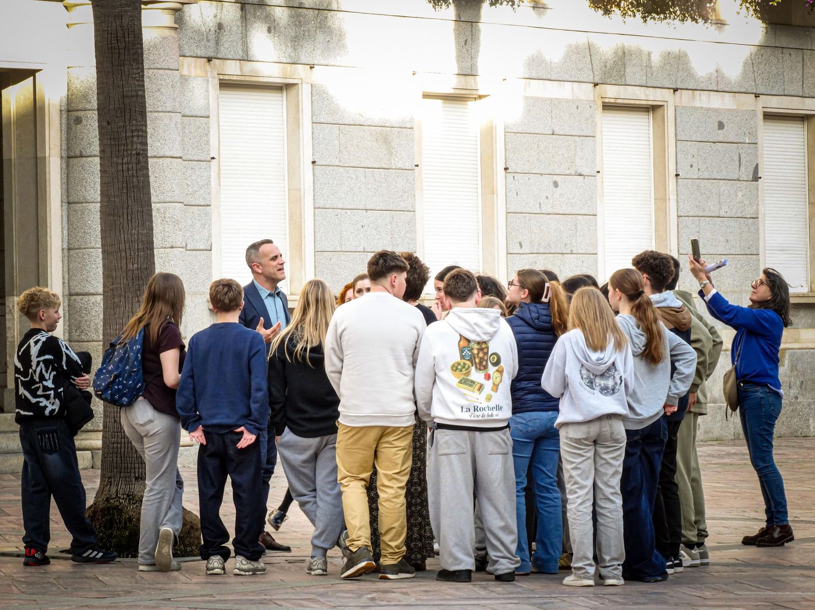Ambiente en las calles del centro, en fotos