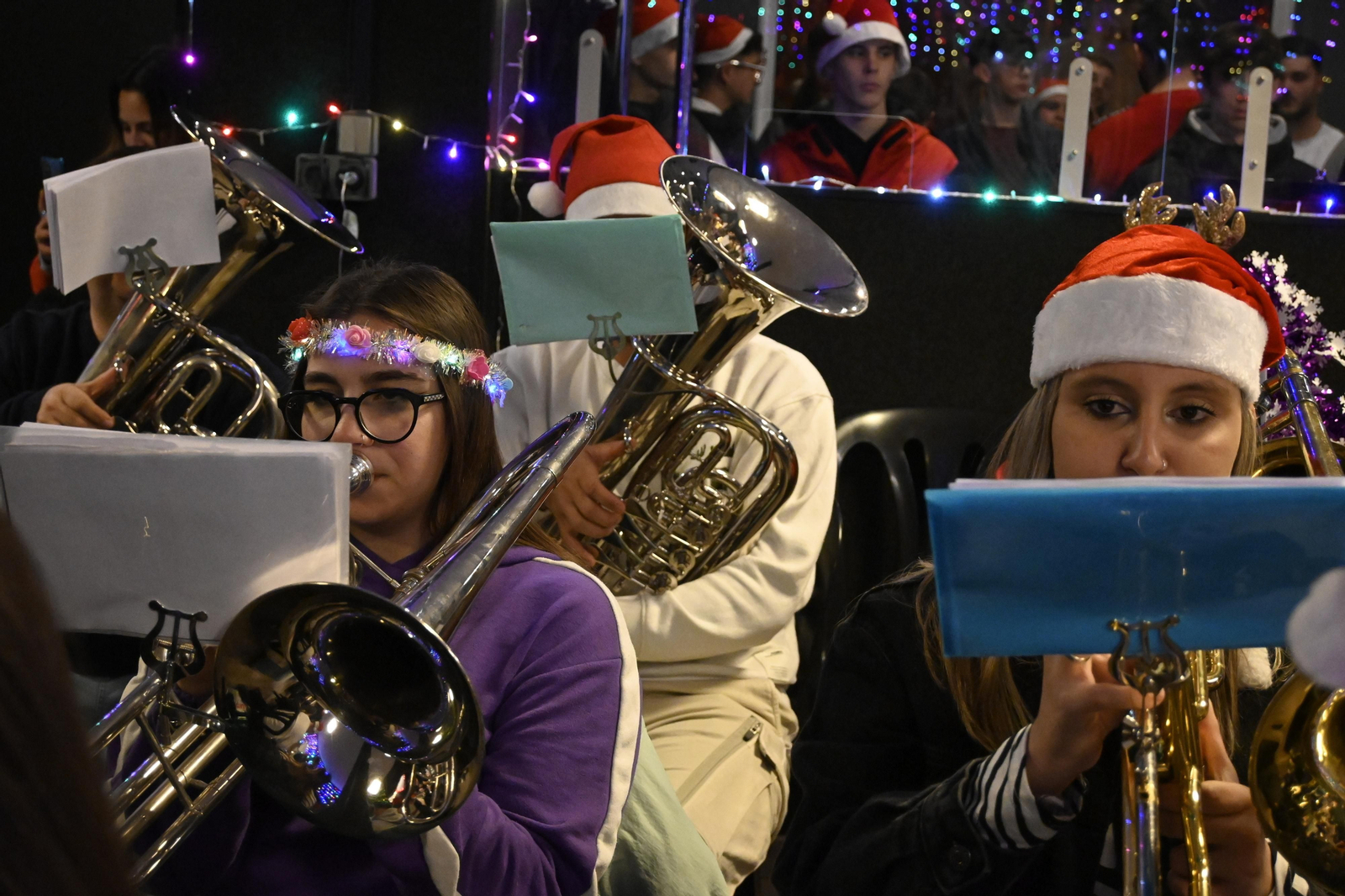 Ensayo preparatorio de la AM Santa Cruz para la cabalgata de Reyes Magos, en Imágenes