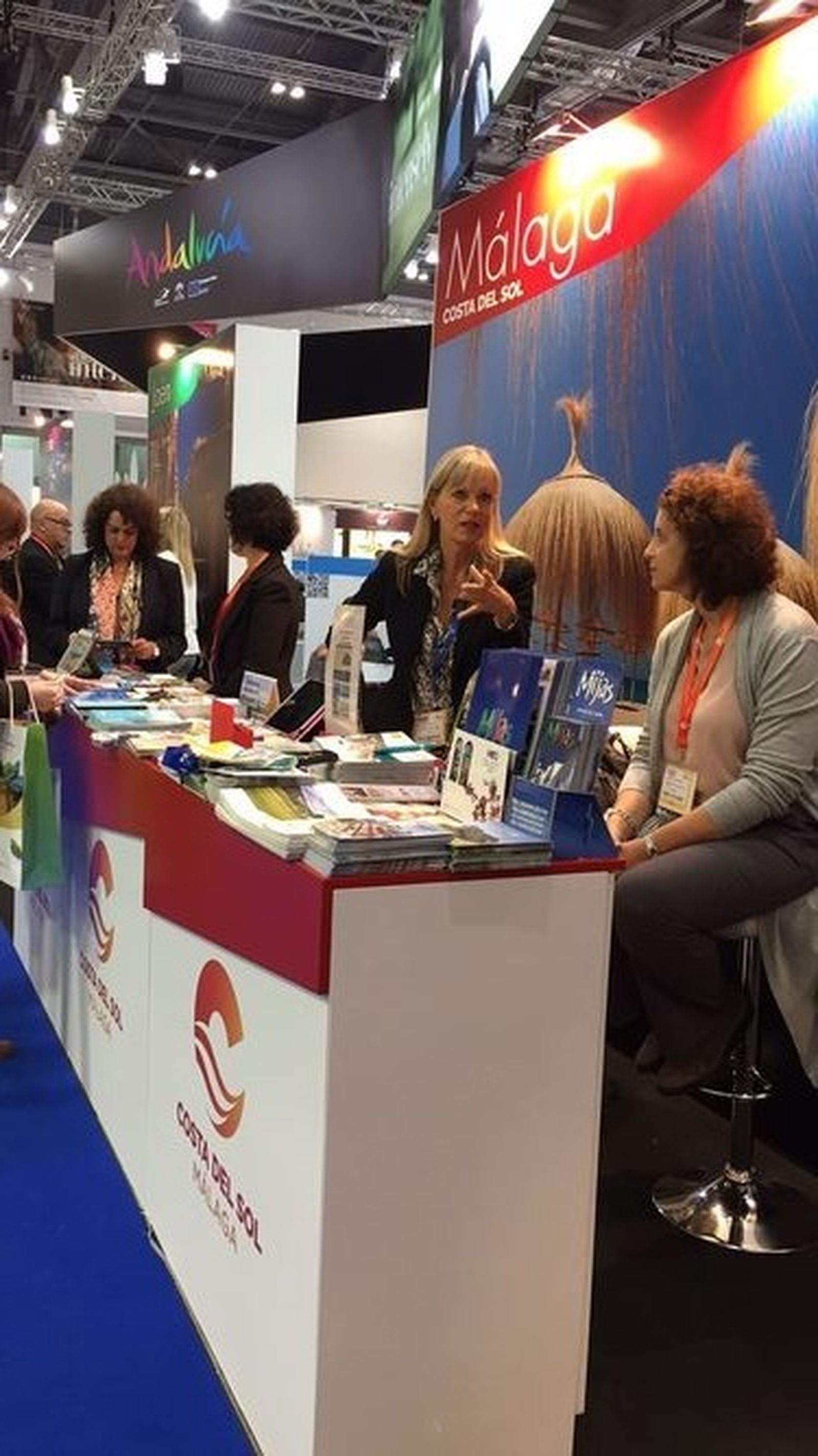 Expositor de la Costa del Sol en la World Travel Market