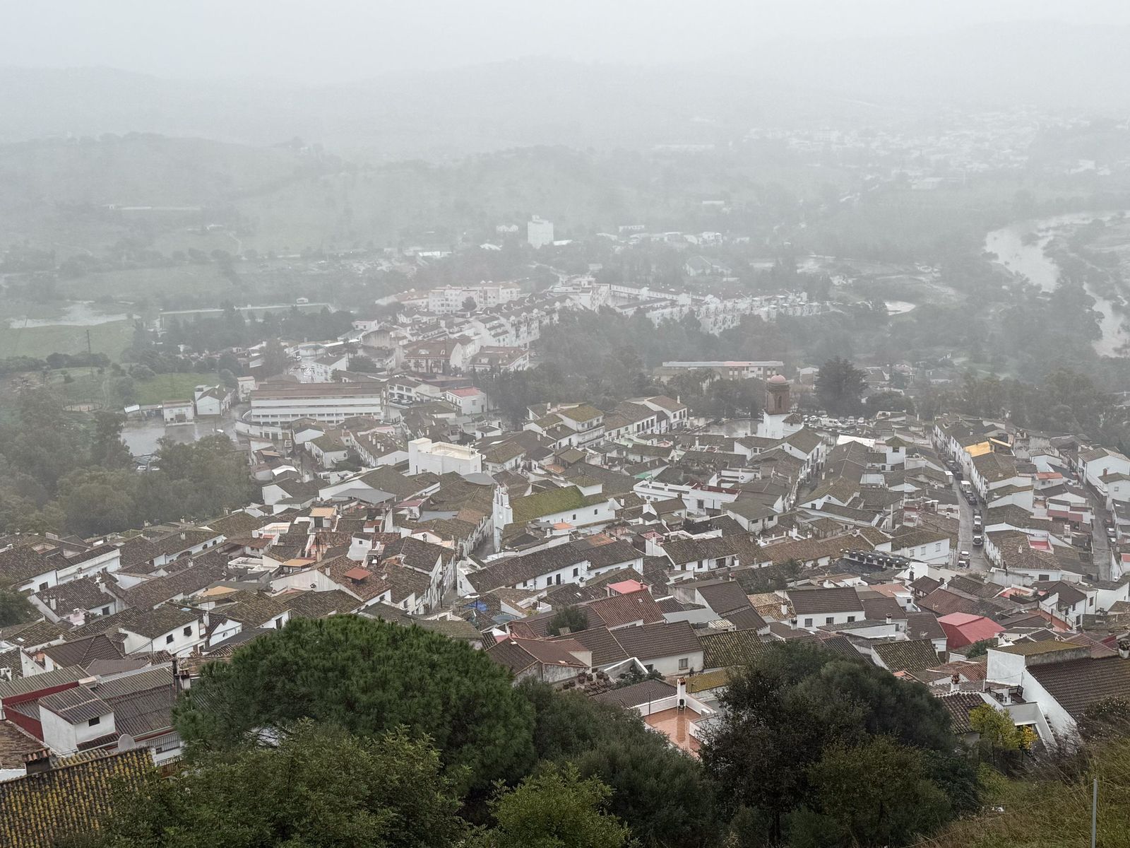 Fotos: La borrasca Joseph amenaza Jimena con la crecida del Hozgarganta