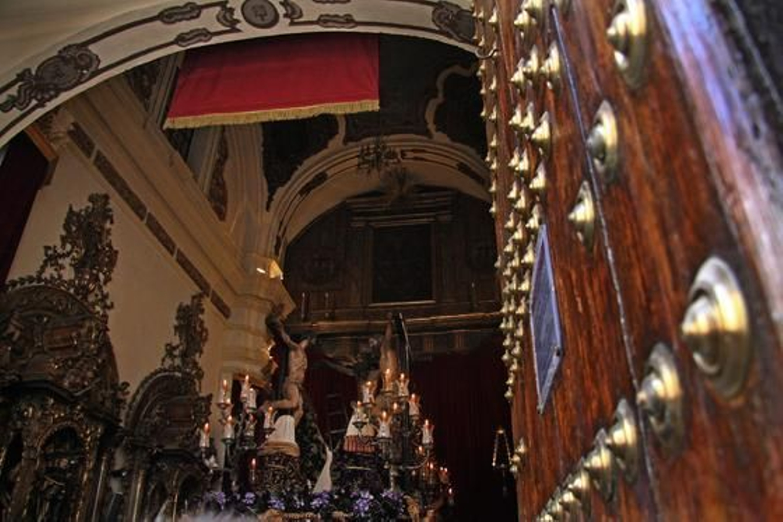 La hermandad de la Carretería no pudo procesionar este Viernes Santo.

Foto: Belén Vargas