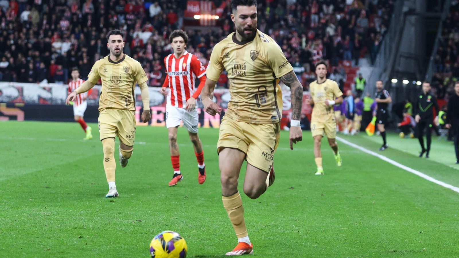 Las fotos del Sporting de Gijón - Málaga CF